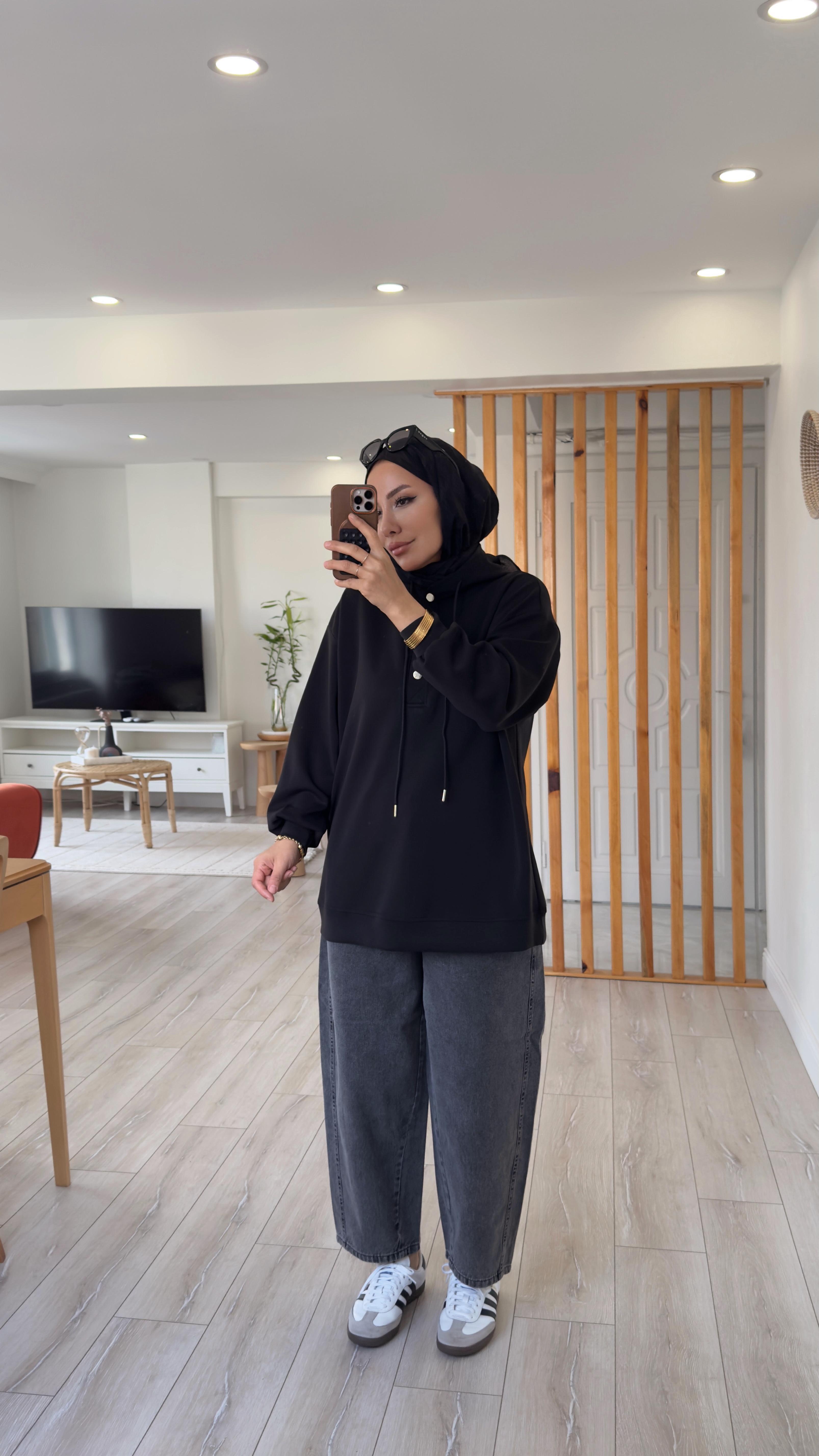 OYSHO KAPŞONLU SWEAT