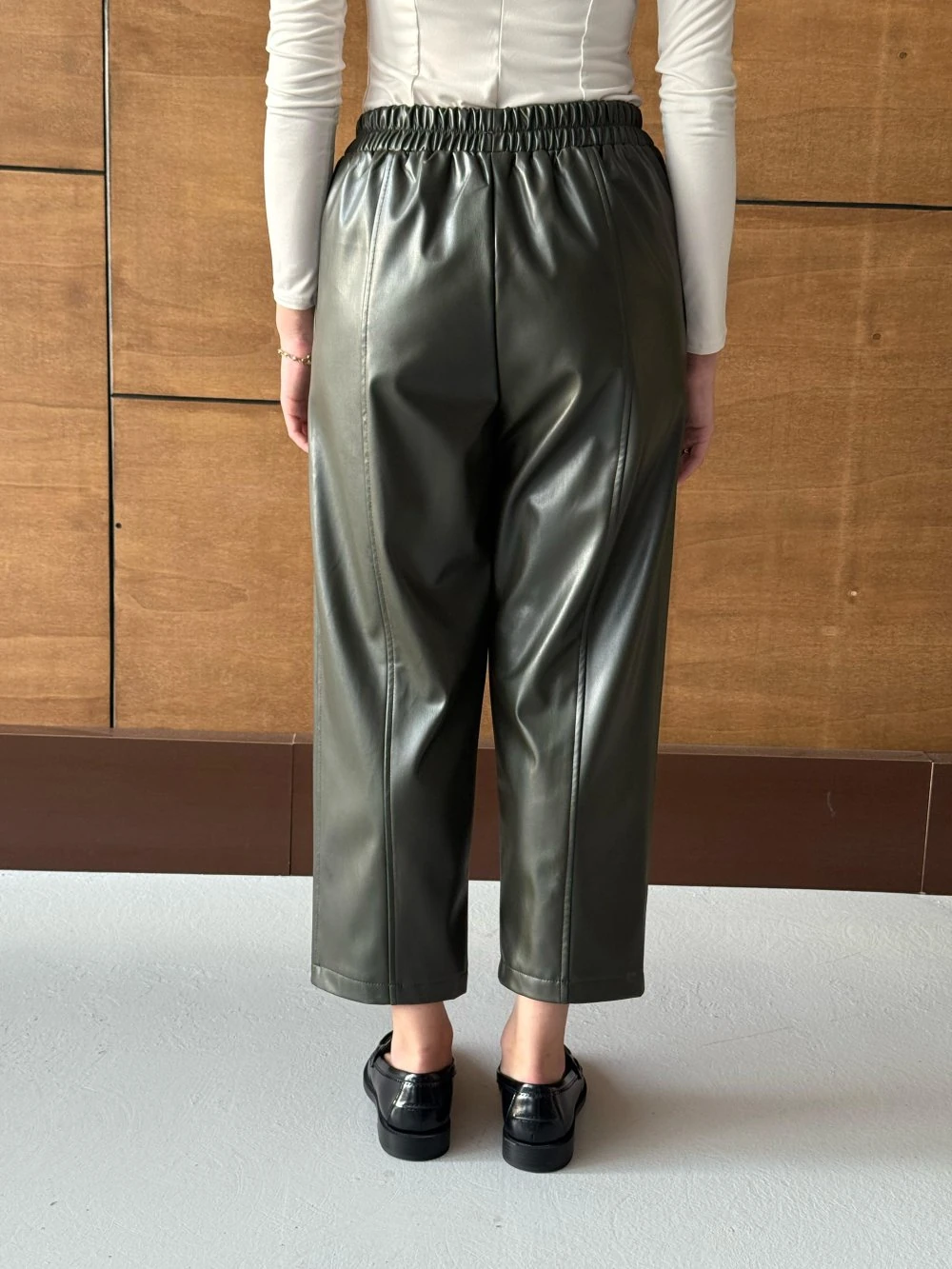 MERVİŞ DERİ PANTALON