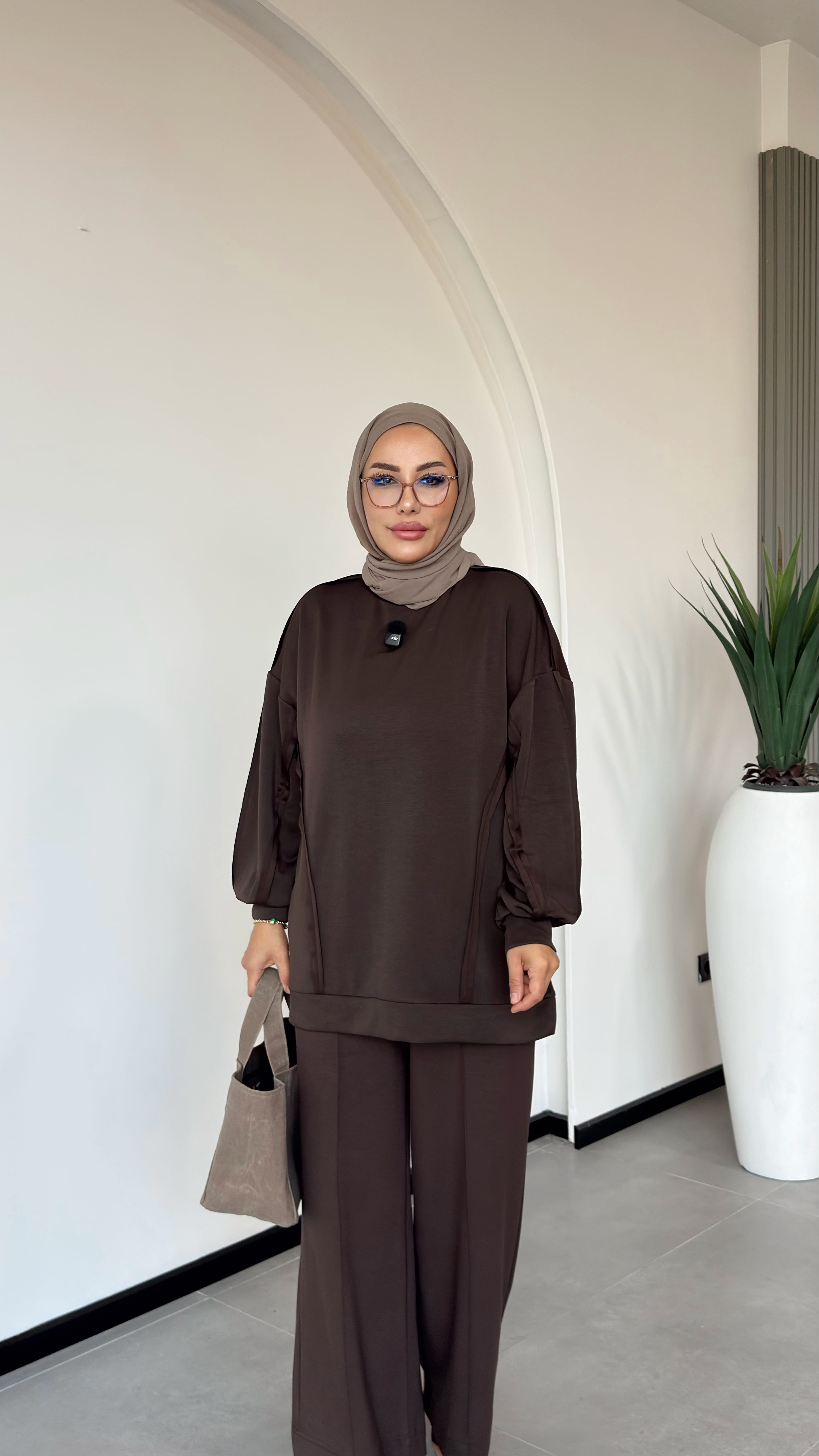 PERA OYSHO PANTALON - Kahve