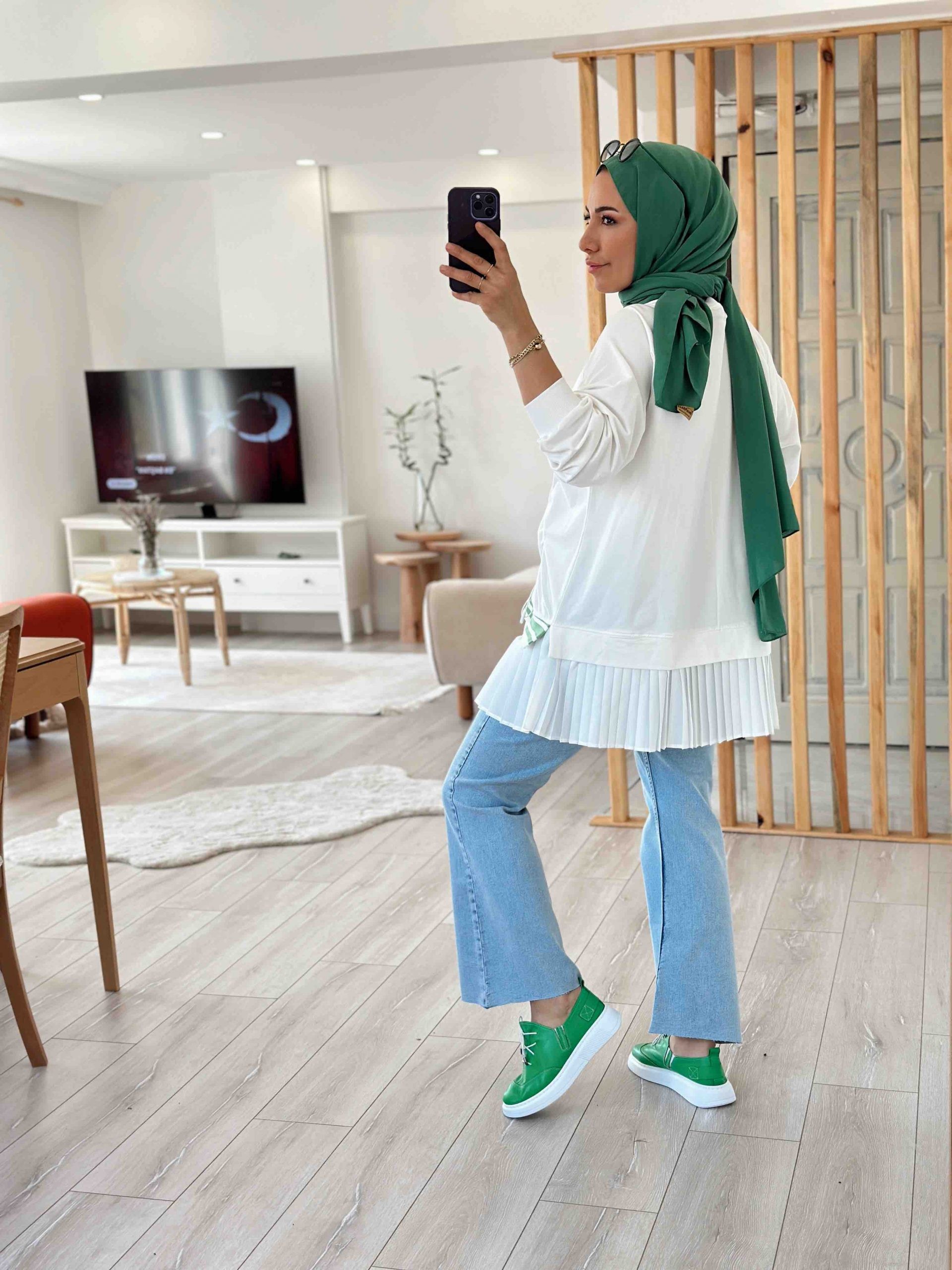 ETEK UCU PİLELİ SWEAT TASARIM