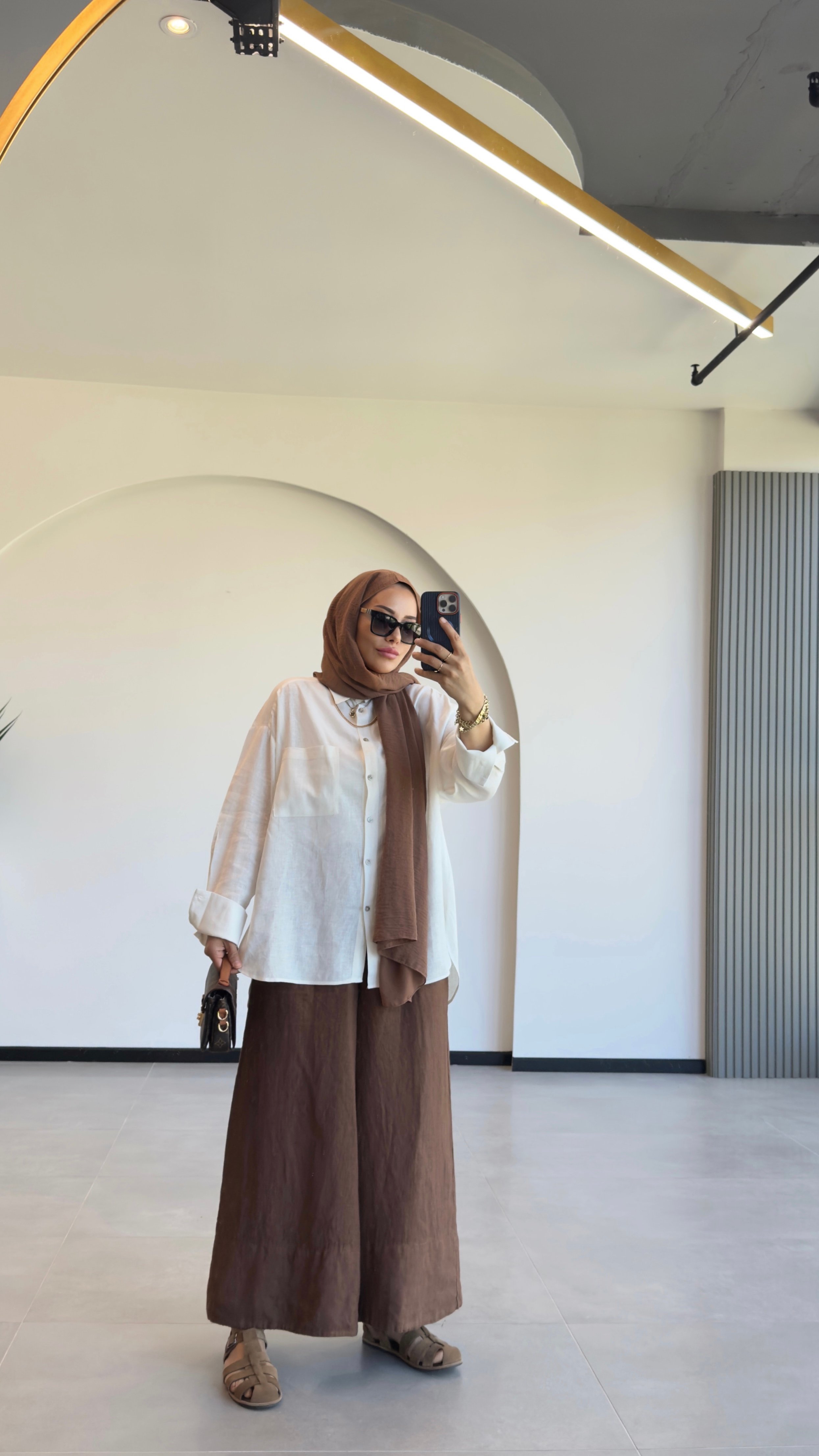 YENİ MODEL KETEN ETEK PANTALON