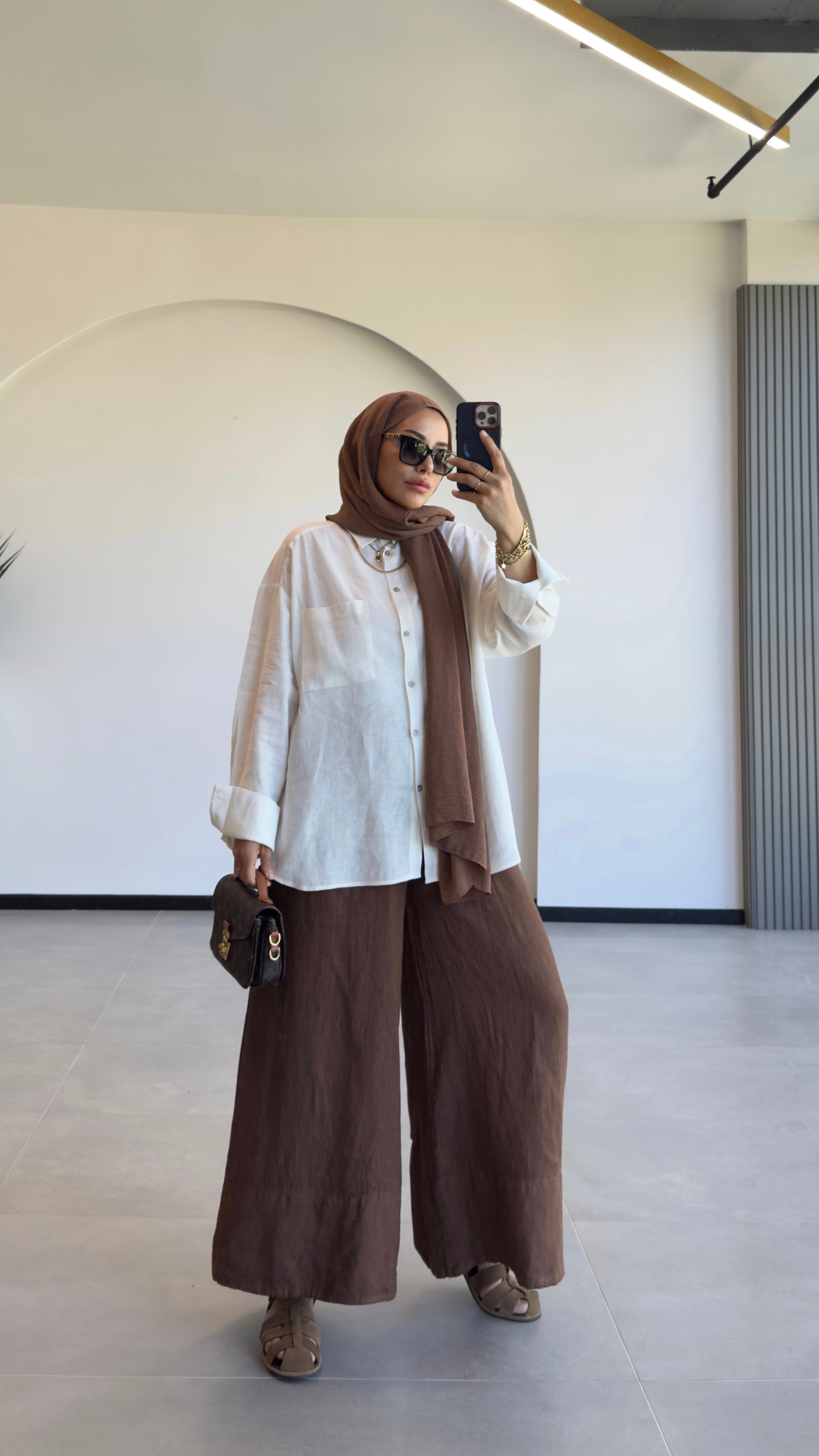 YENİ MODEL KETEN ETEK PANTALON