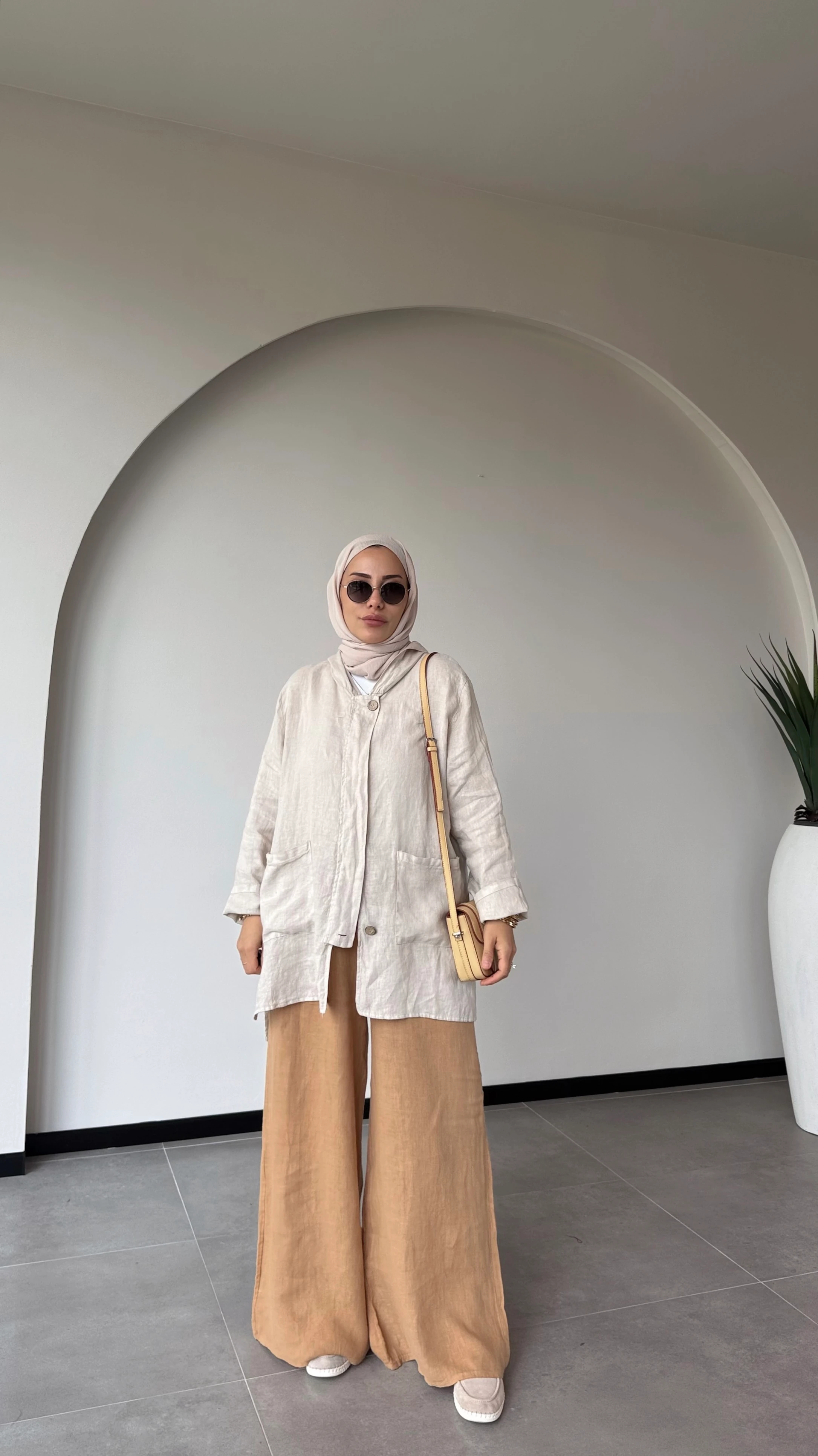 BOL PAÇA KETEN PANTALON