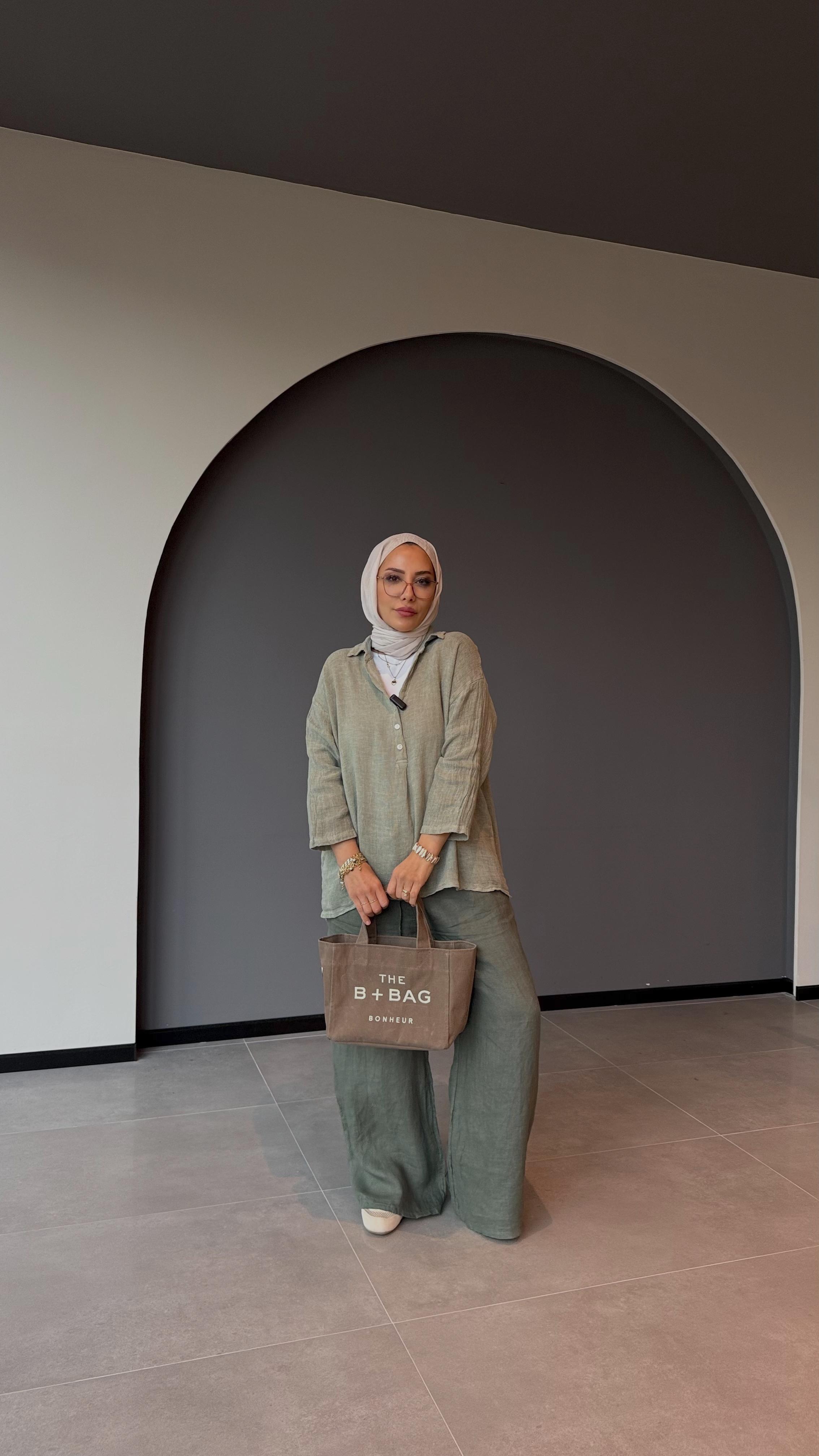 PALAZZO KETEN PANTALON
