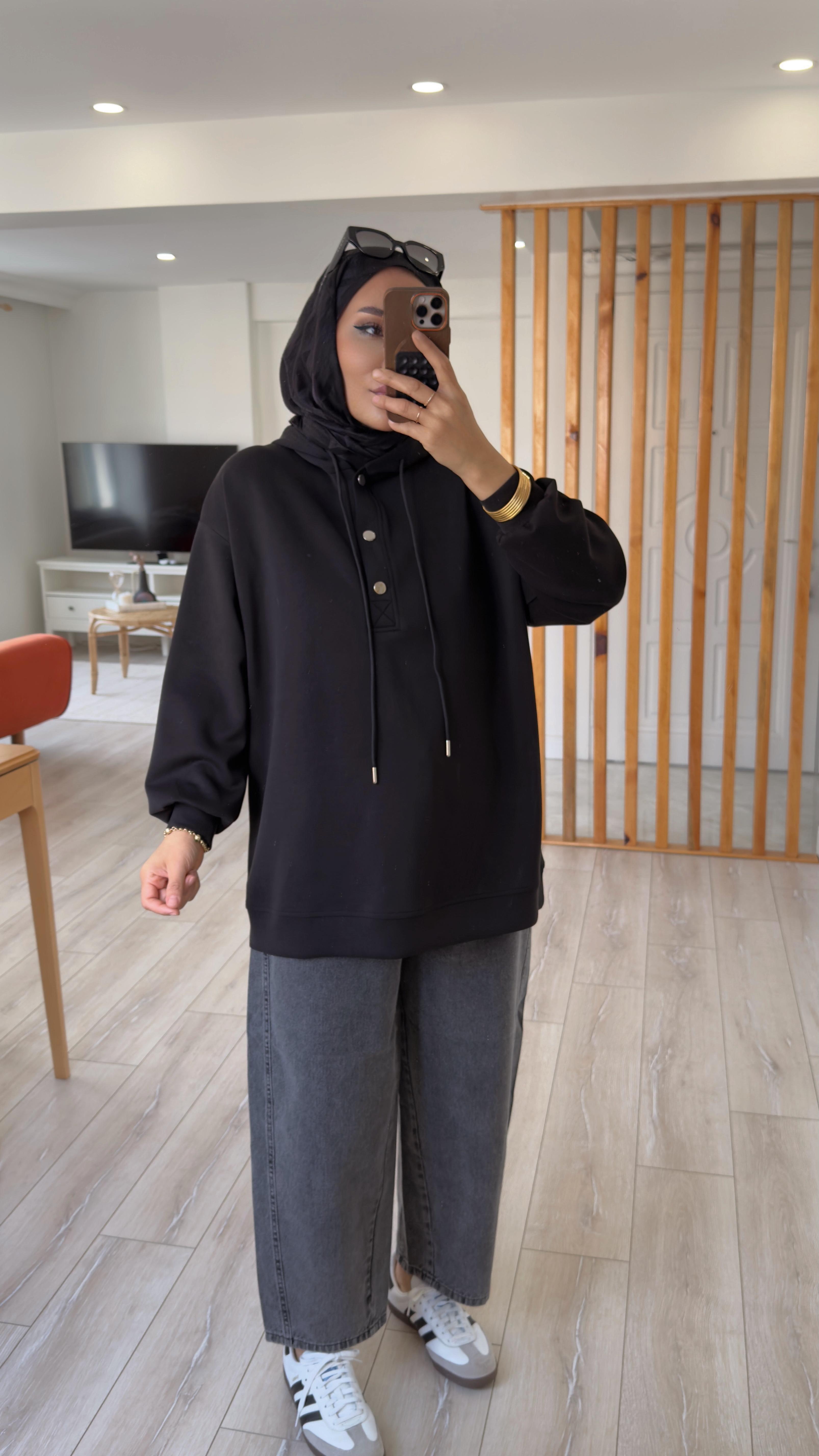 OYSHO KAPŞONLU SWEAT