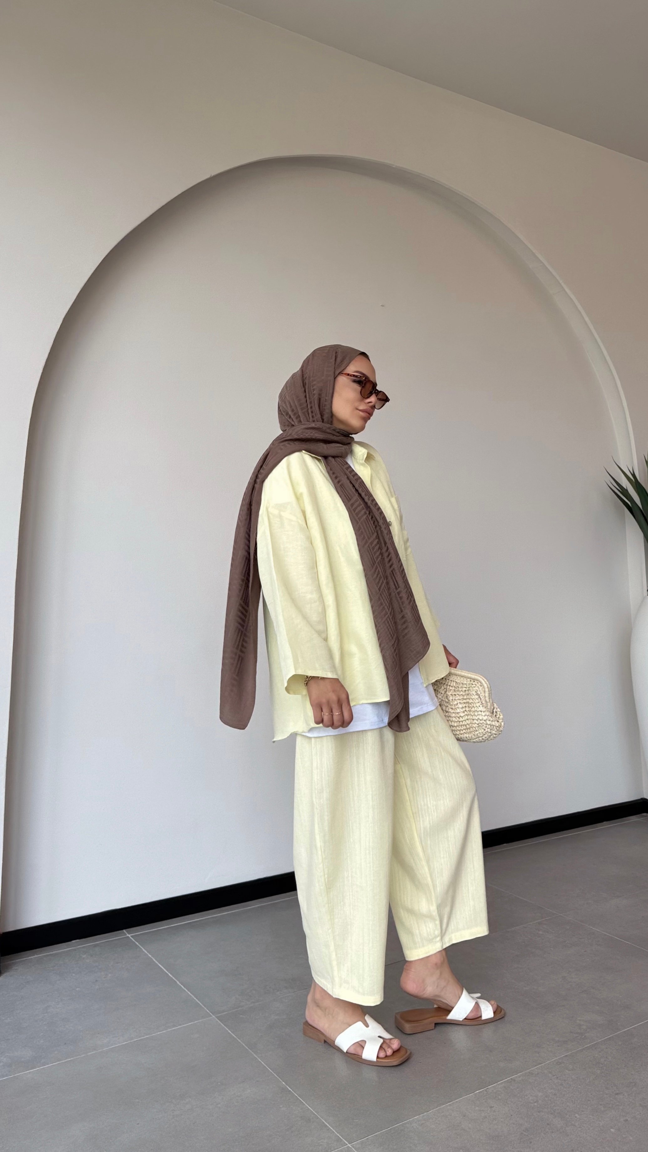 PERLA GÖMLEK - SOFT SARI