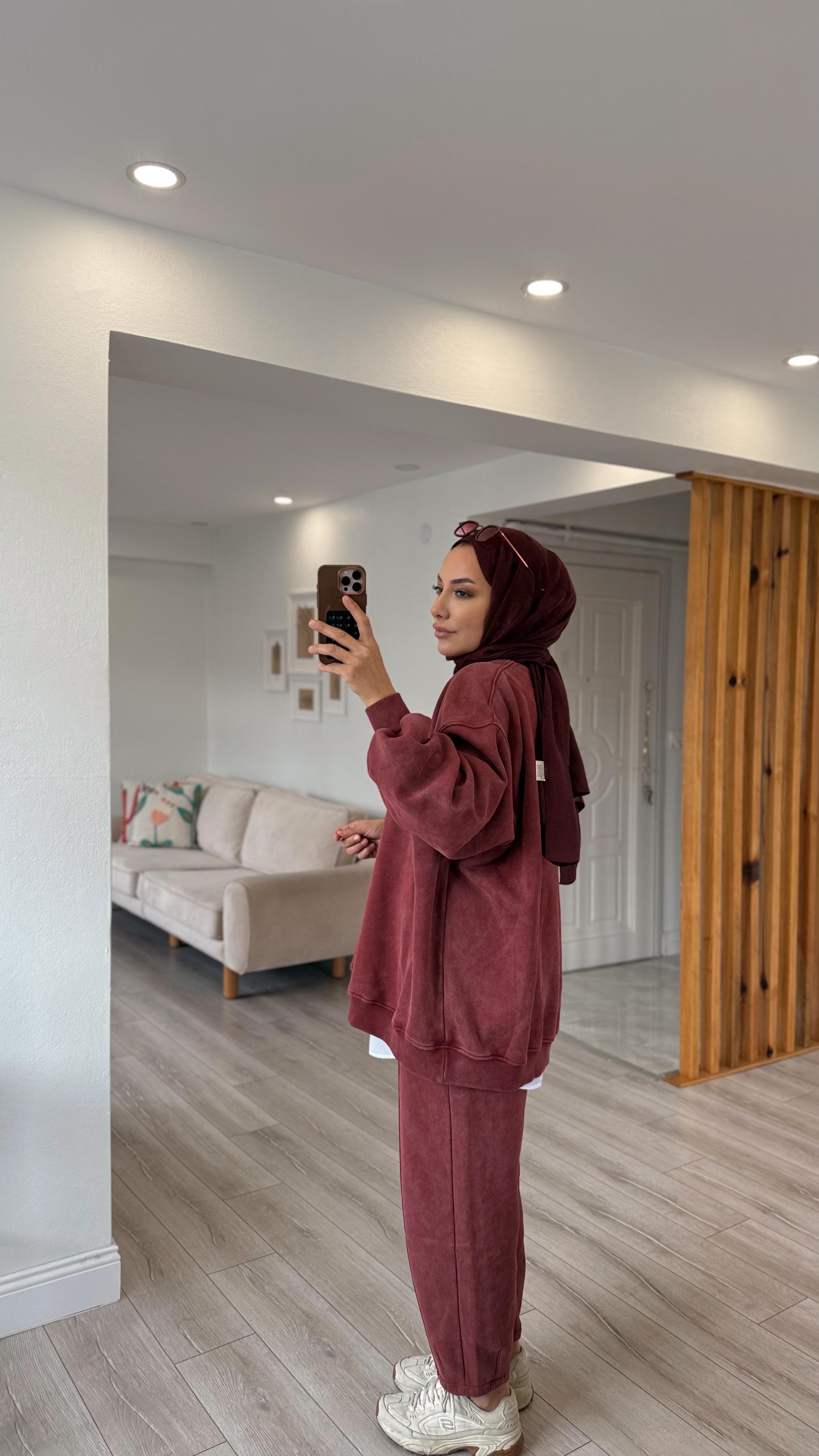 ASİT YIKAMALI ÜÇ İPLİK PENYE TAKIM
