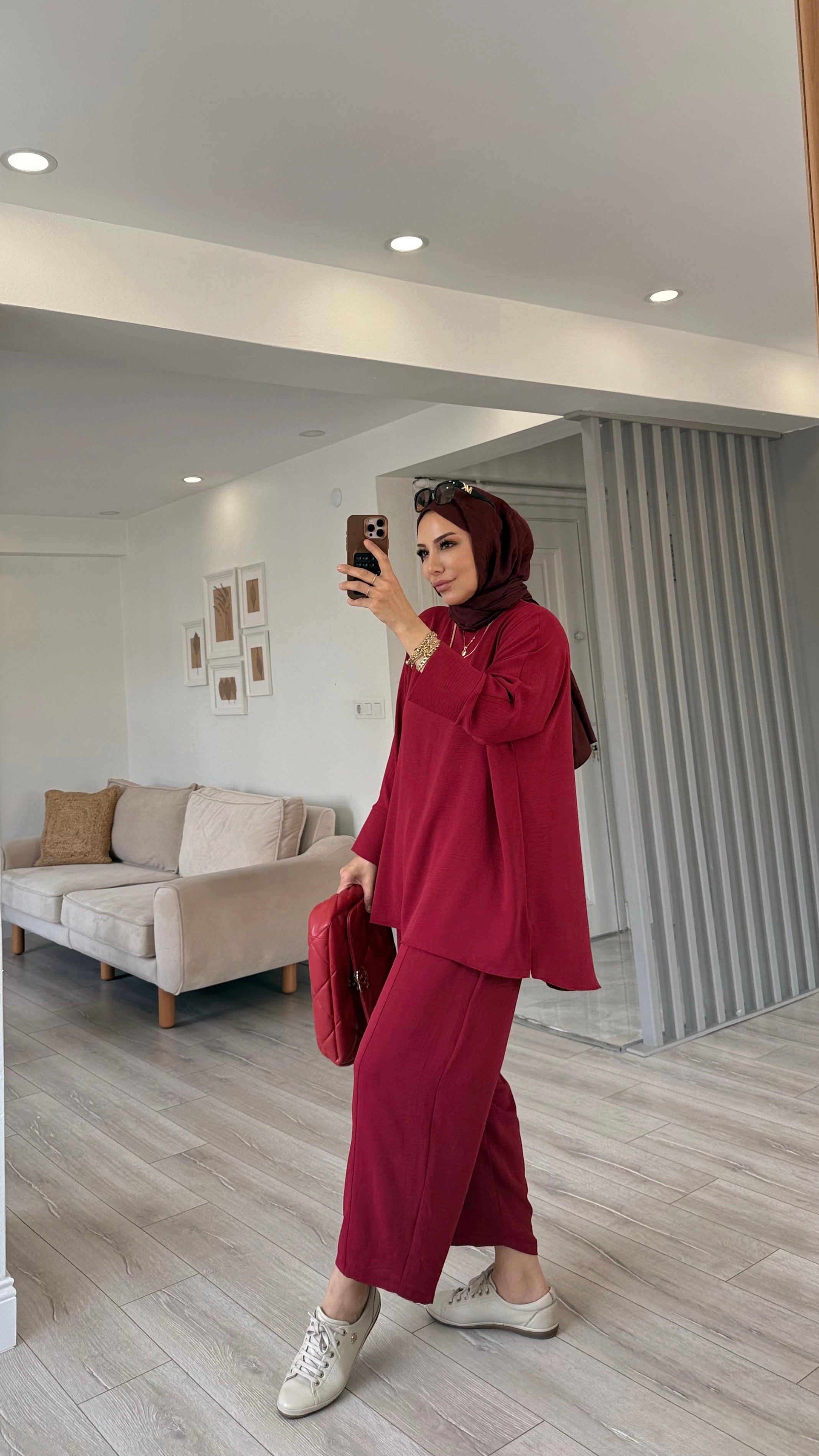 BASIC AYROBİN KREP ŞALVARLI TAKIM