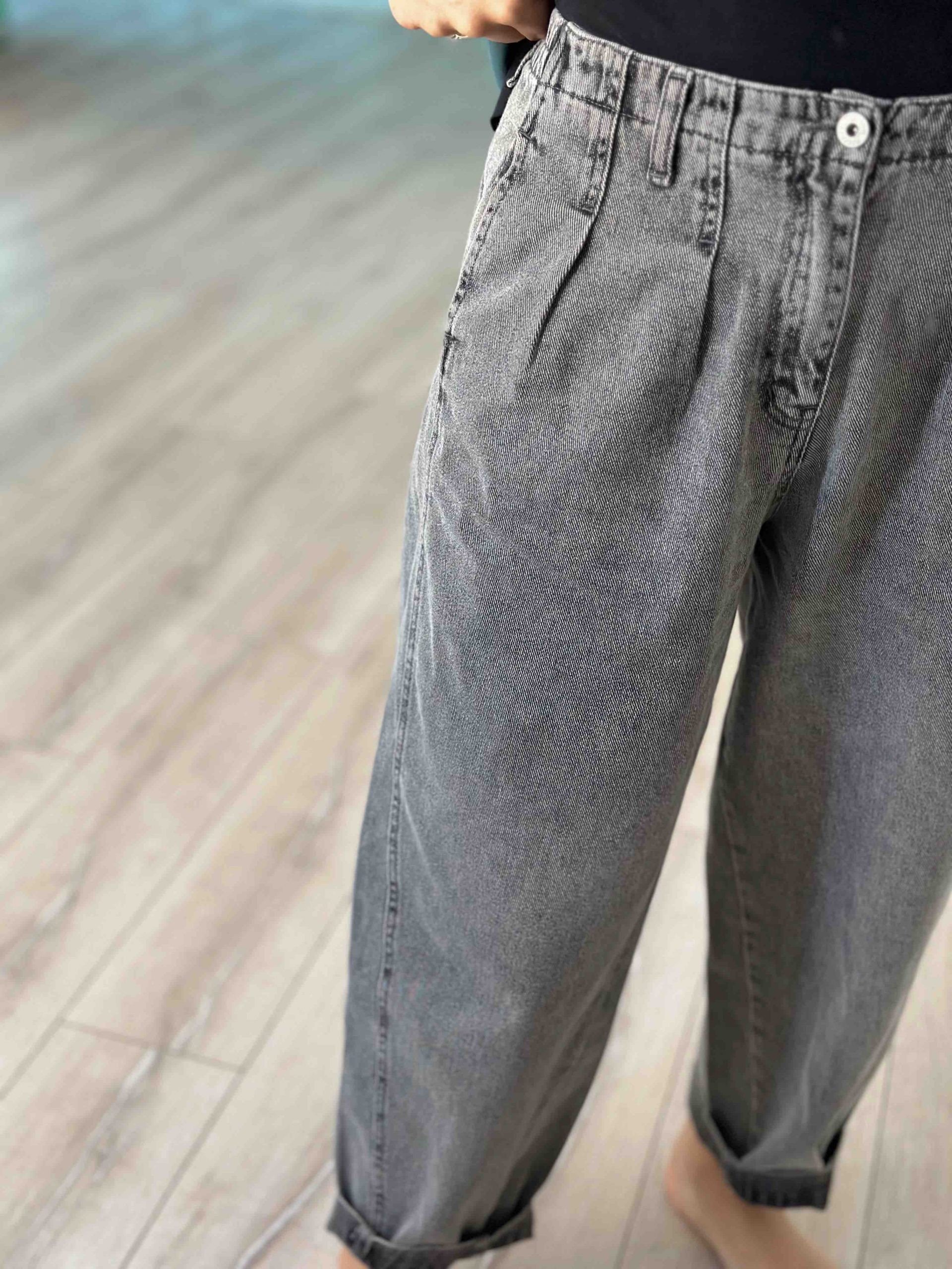 ŞALVAR KOT PANTALON BELİ LASTİKLİ