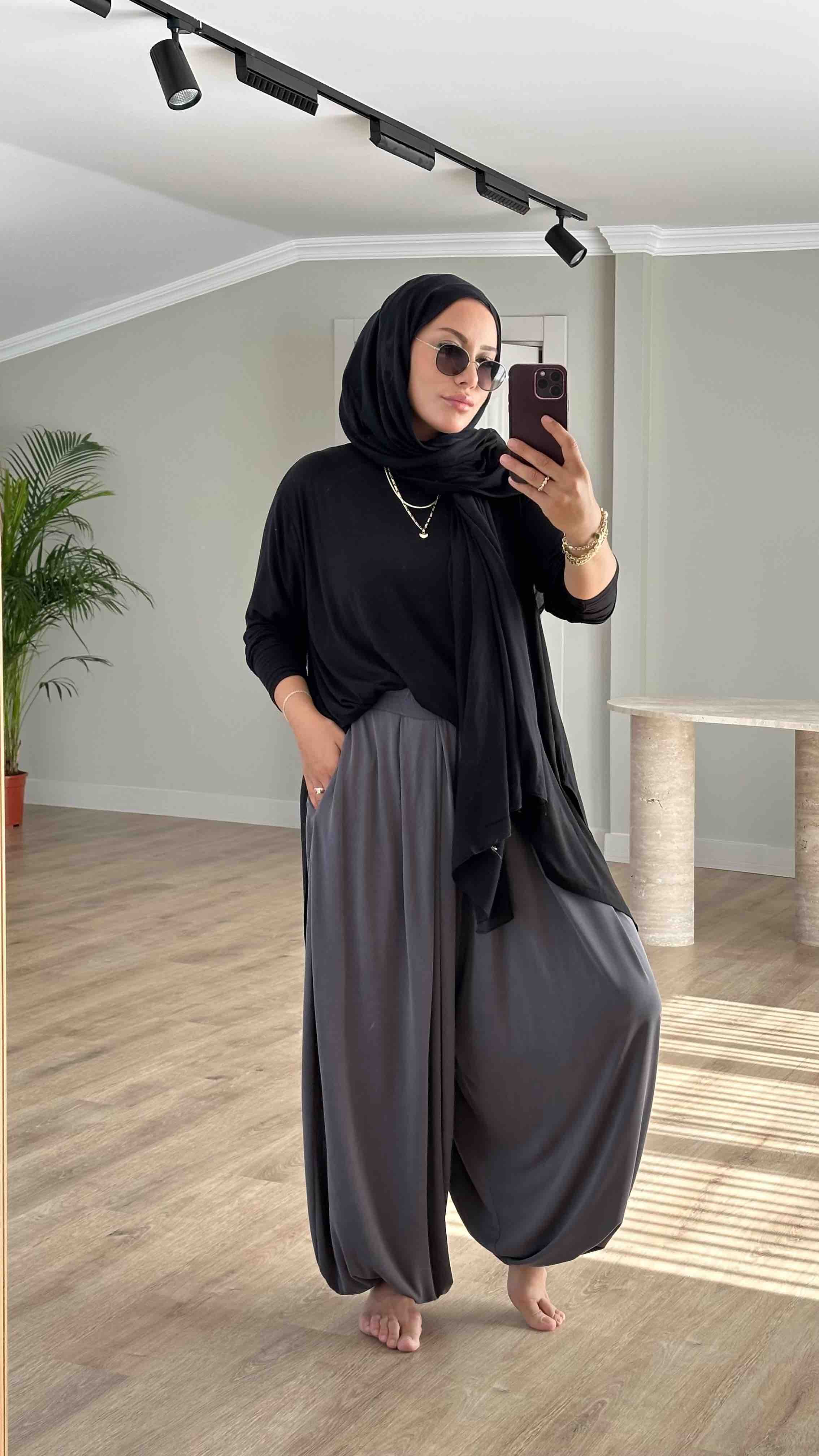 OYSHO MODEL ŞALVAR PANTALON