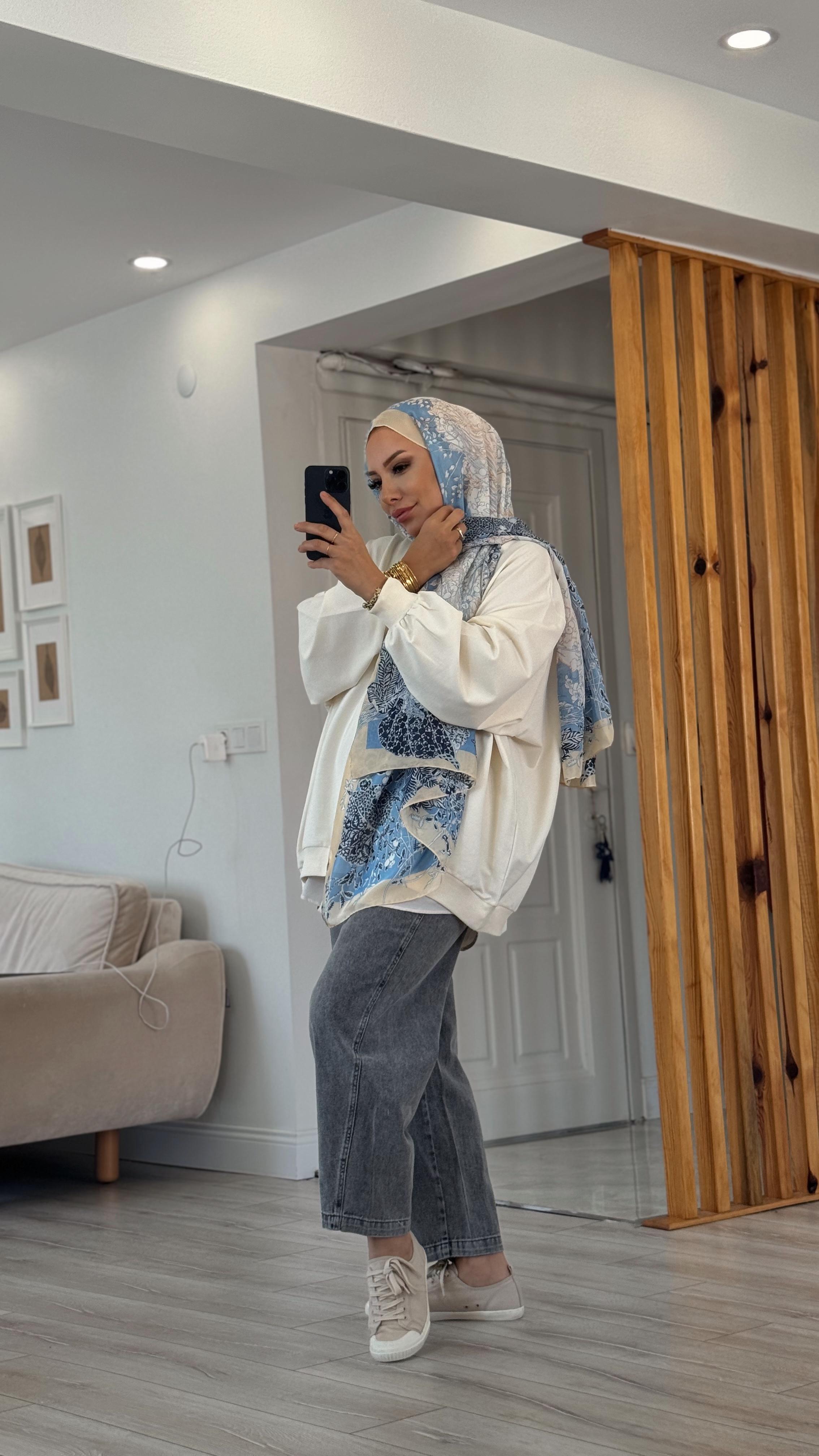 OWERSİZE SWEAT-İNCE YAZLIK