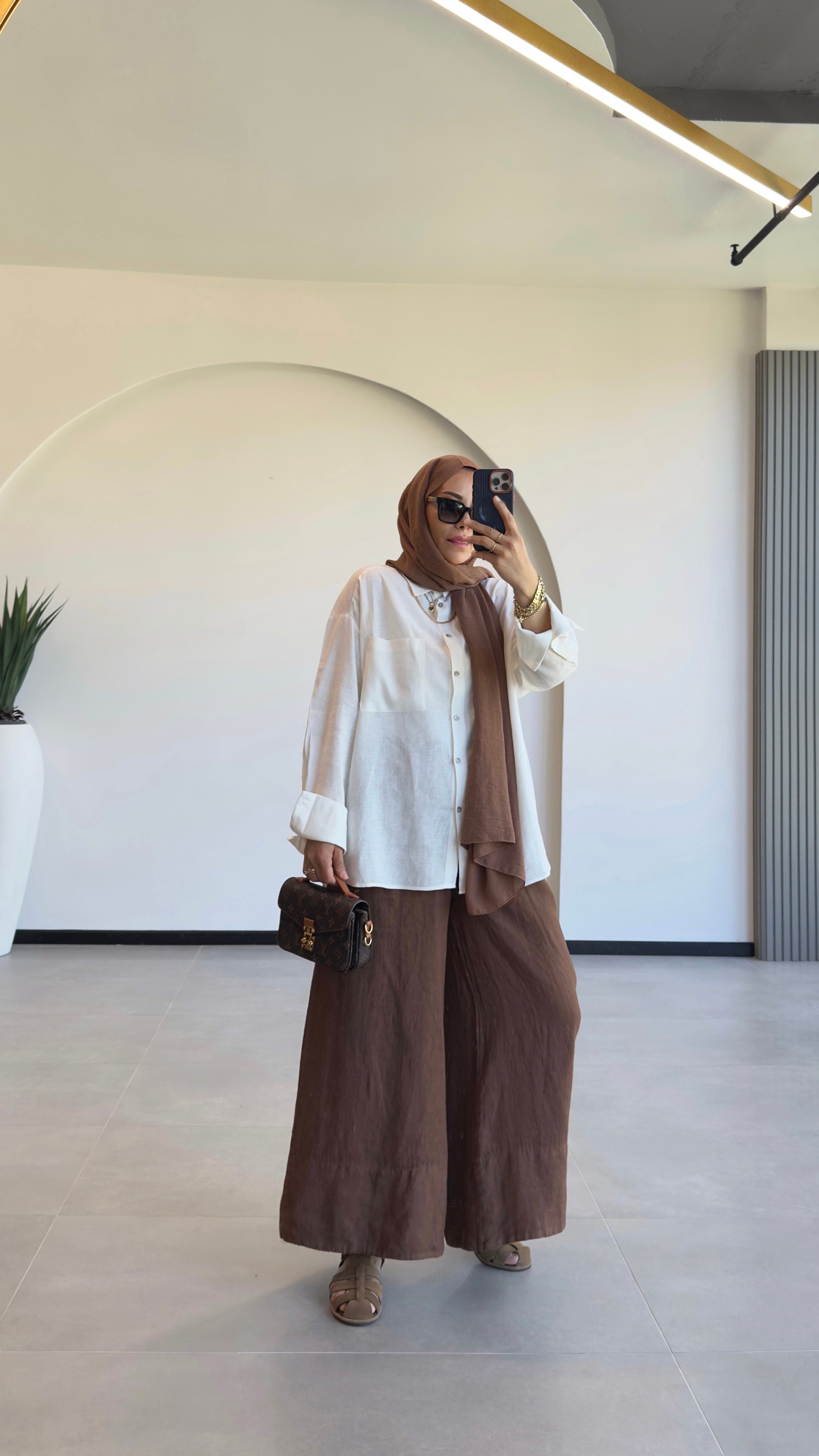 YENİ MODEL KETEN ETEK PANTALON
