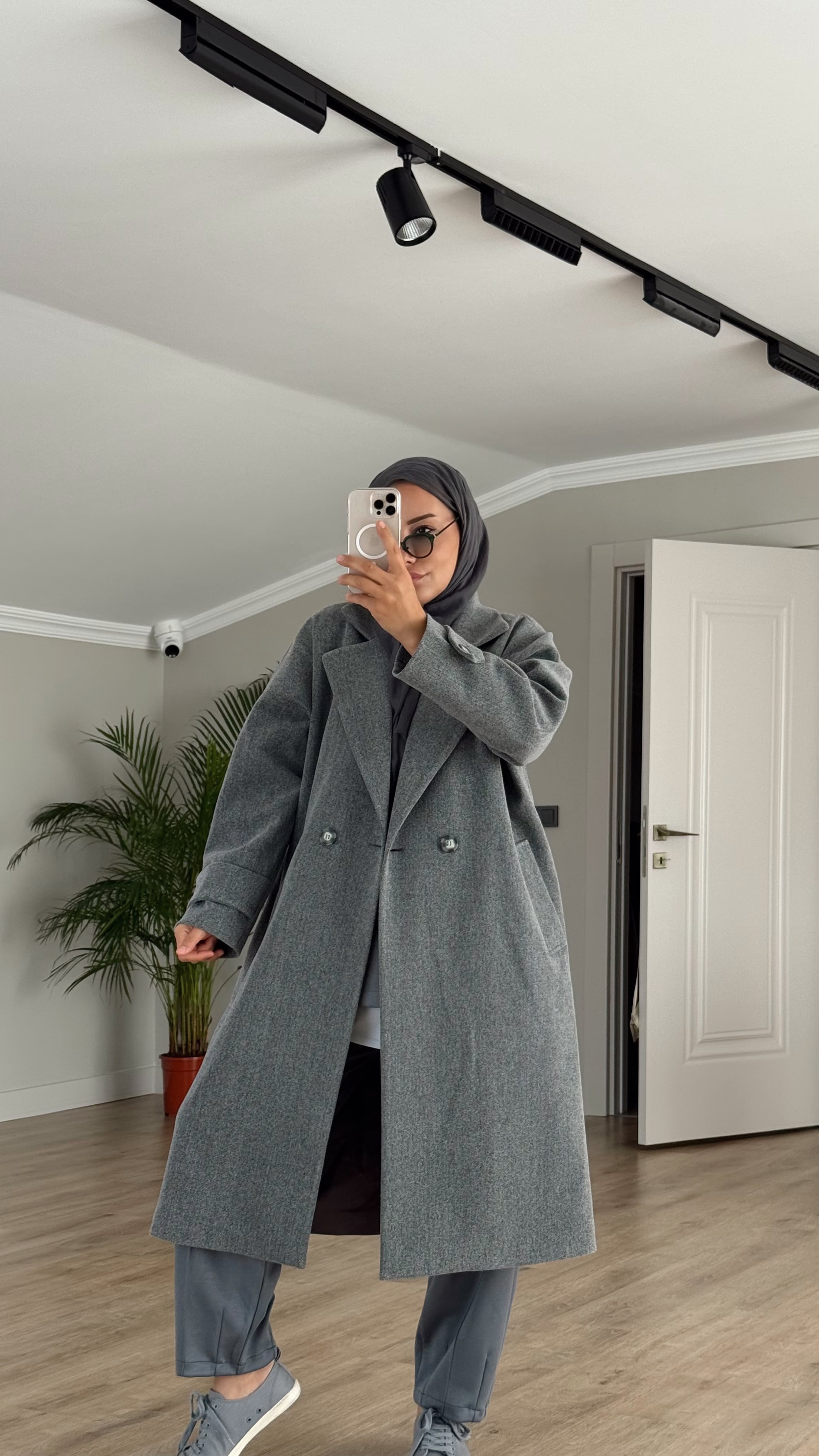 KAŞE KABAN-ZARA MODEL OWERSİZE