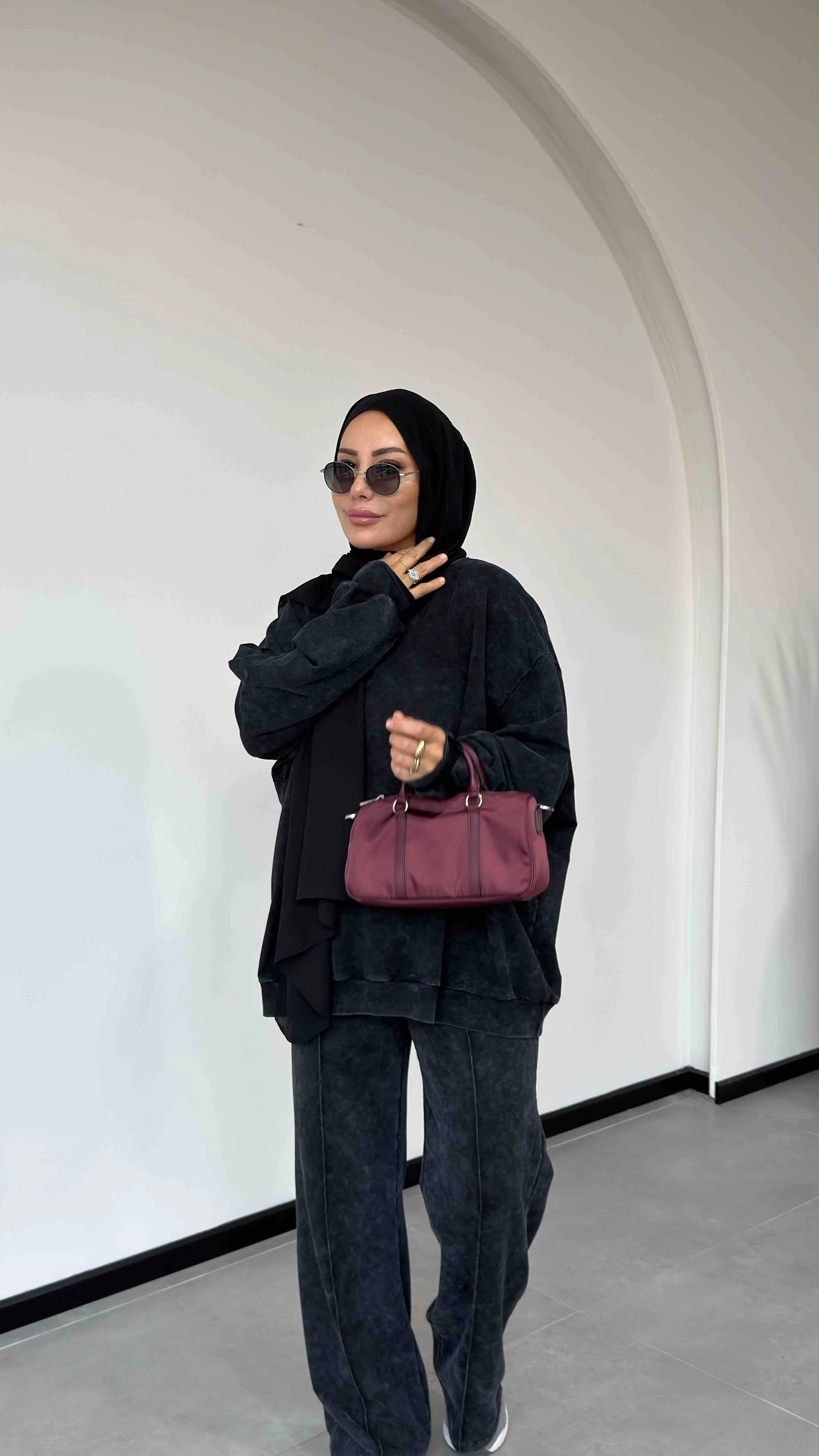 DİK YAKA SPOR ŞİŞME YELEK - Kahve