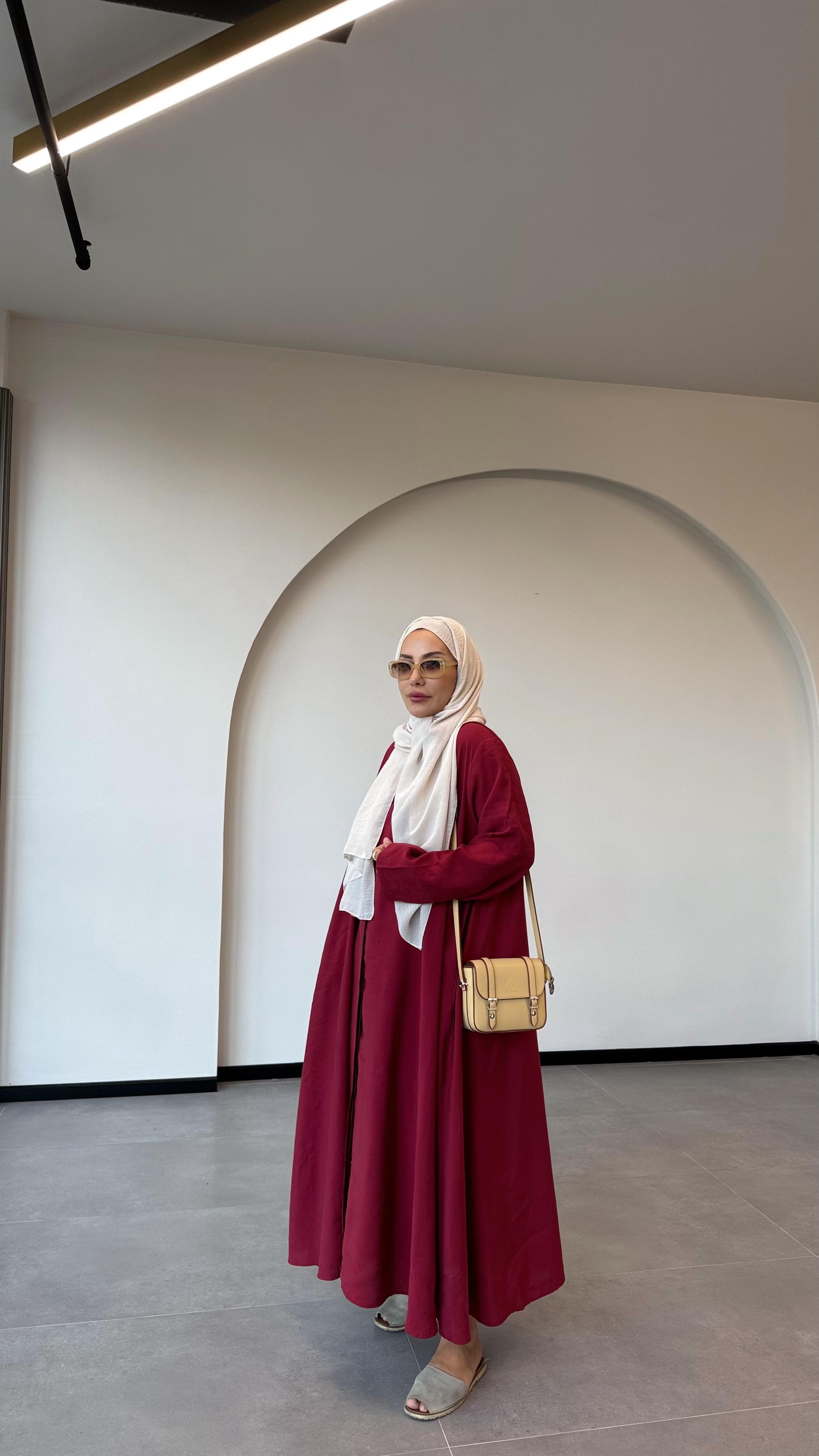 KLOŞ KUPRA GÖMLEK ELBİSE 