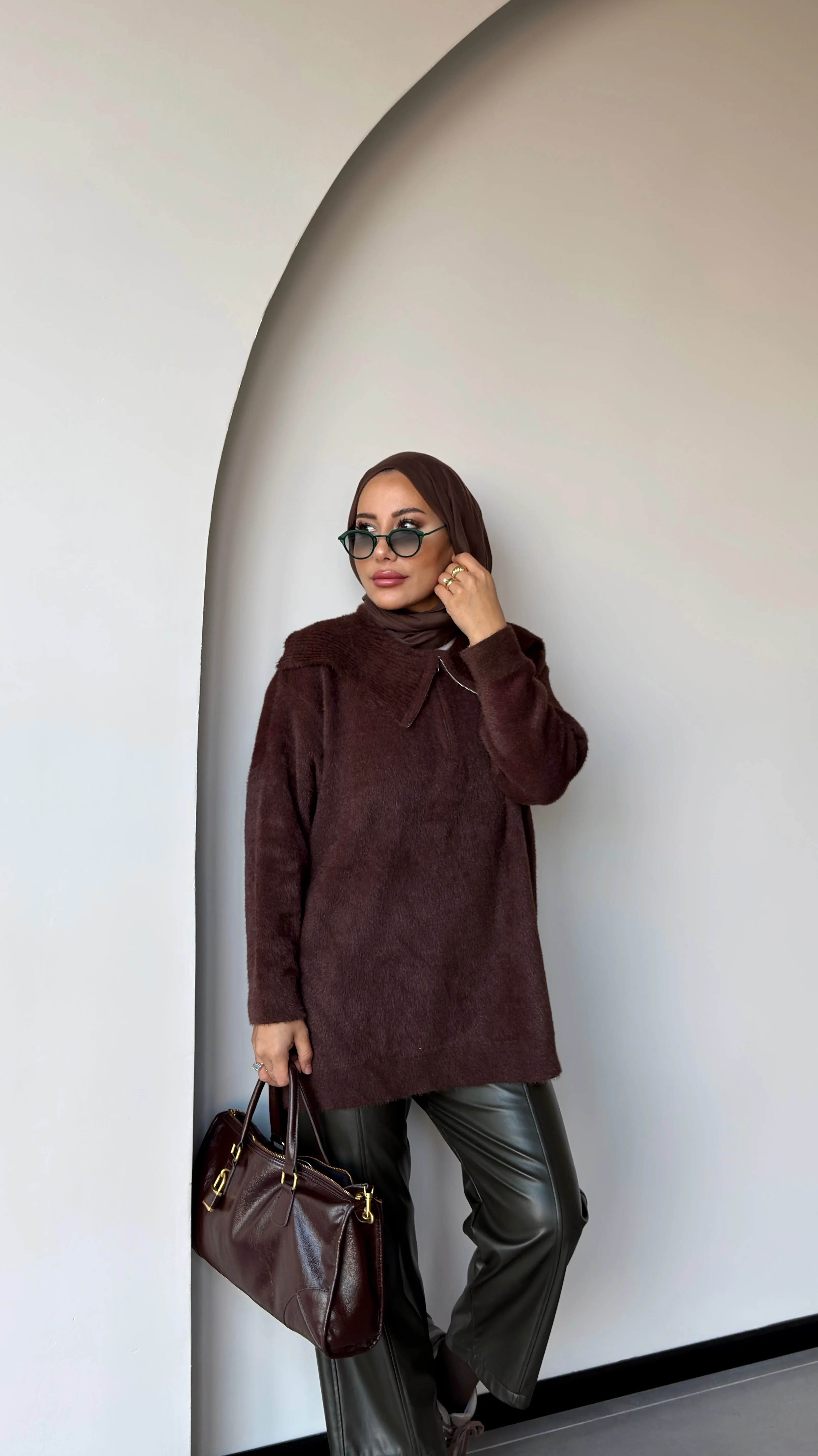 ANGORA LÜKS YAKALI  KAZAK 