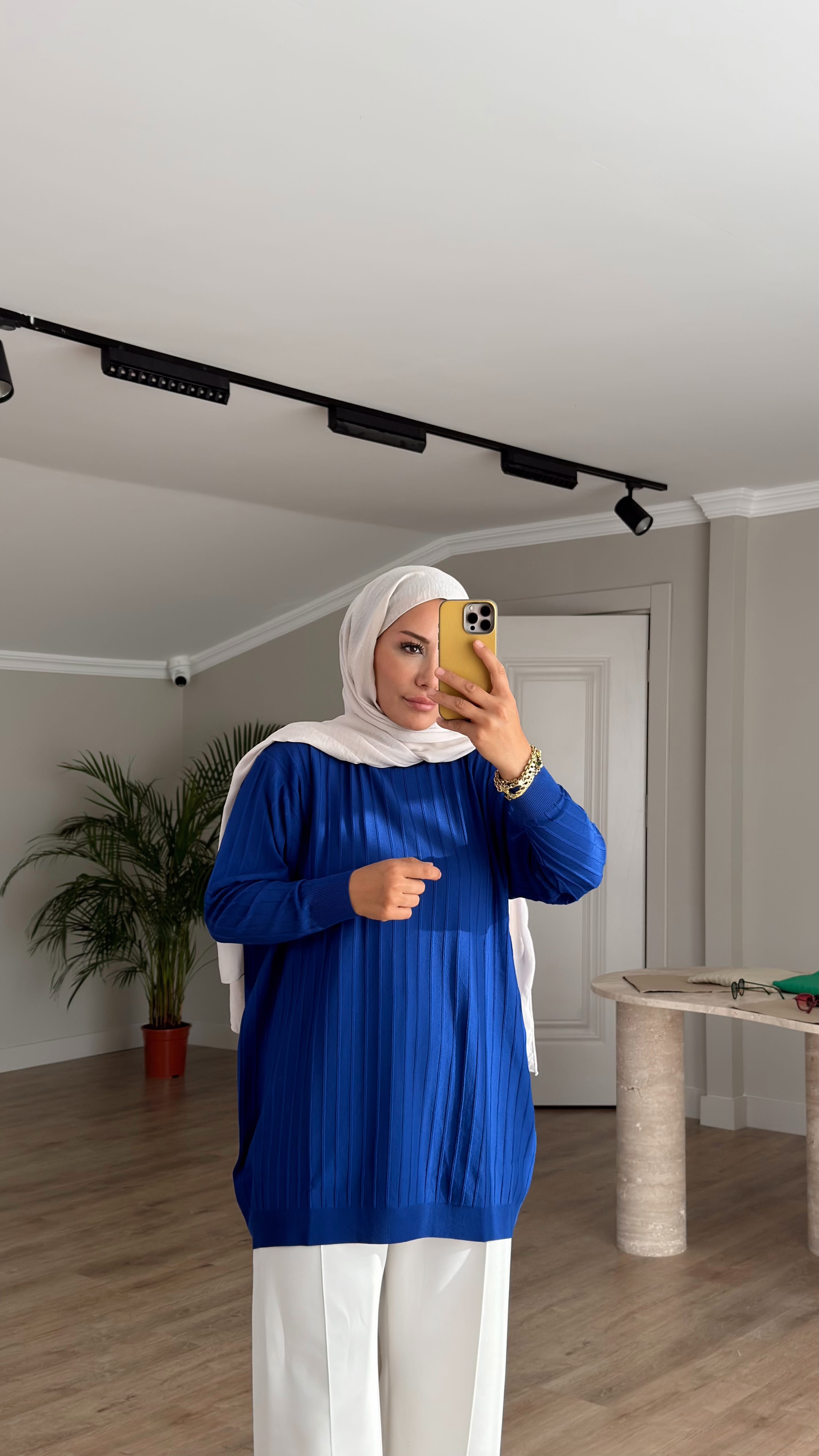 MERSERİZE KAZAK FİTİLLİ - Saks