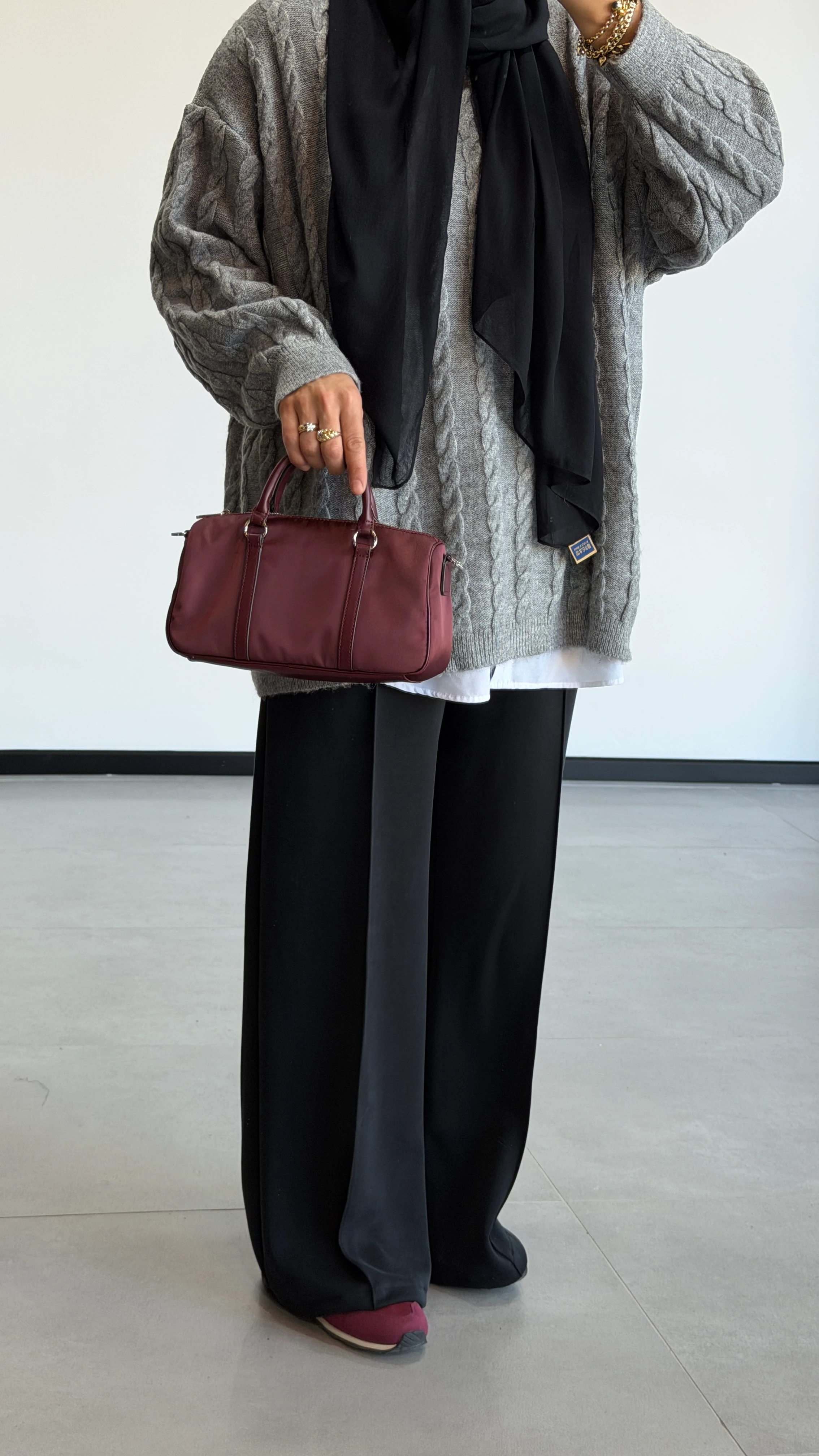 NERVÜRLÜ OYSHO PALAZZO PANTALON