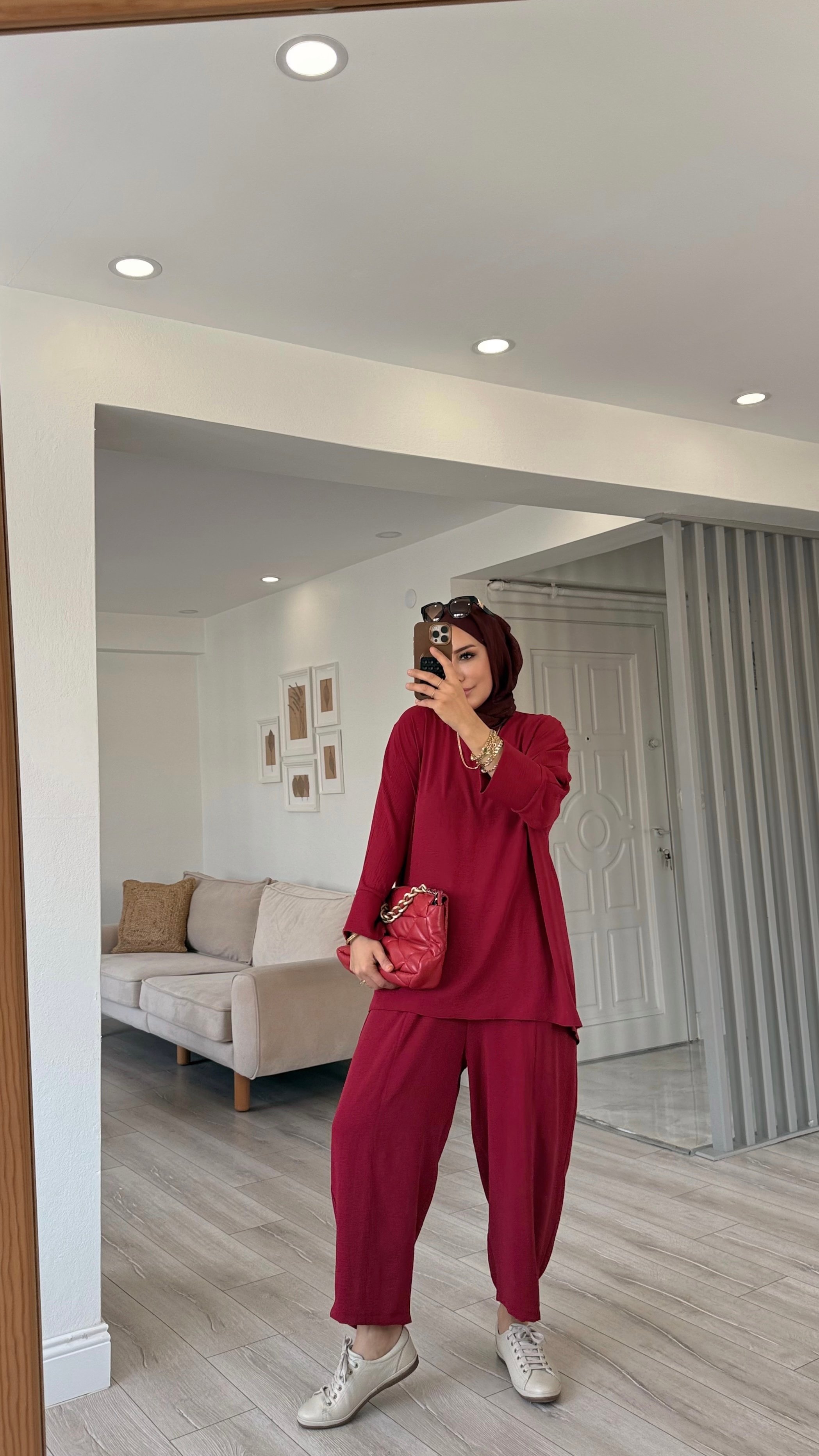 BASIC AYROBİN KREP ŞALVARLI TAKIM