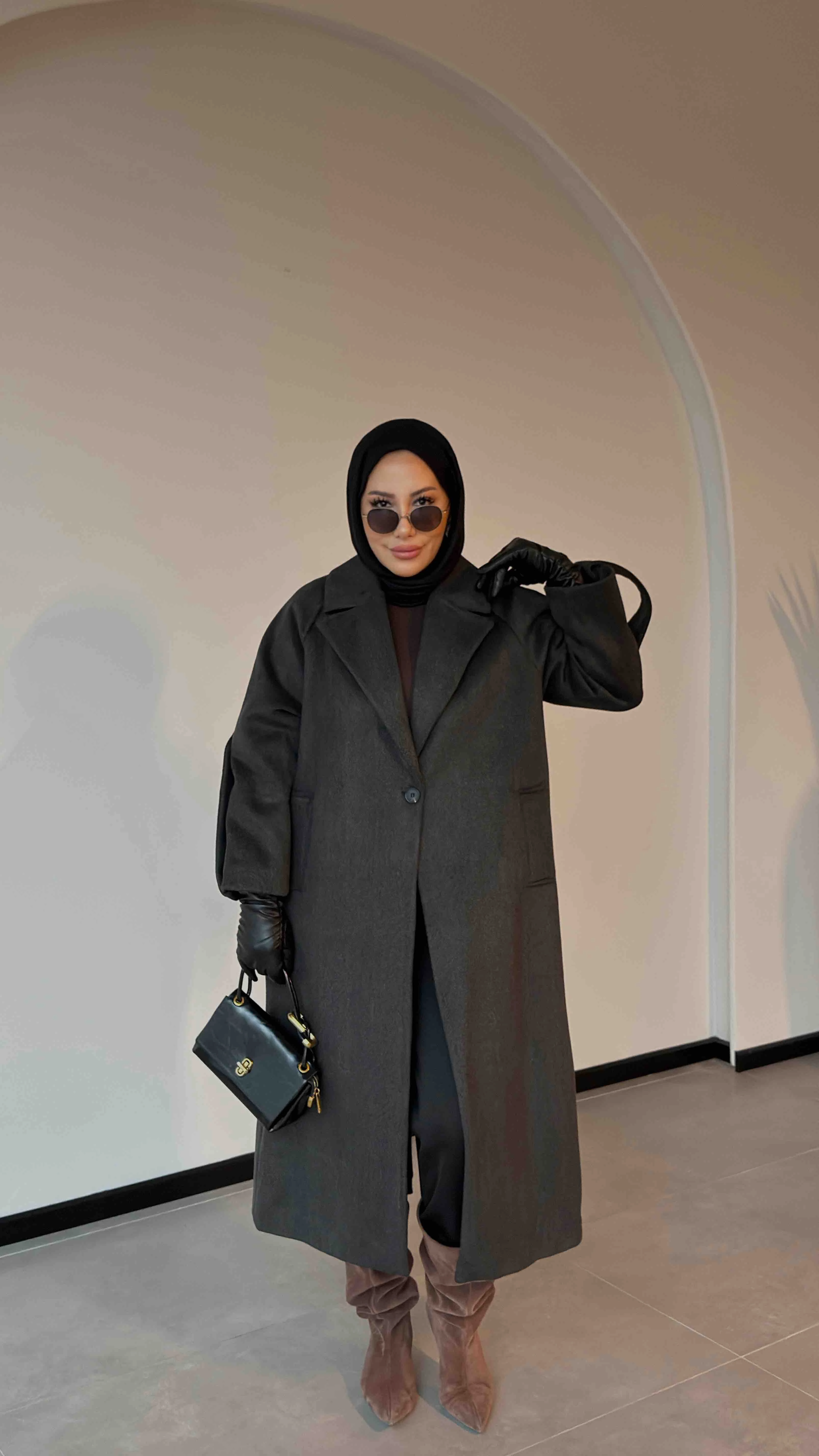 KAŞE KABAN BALIK SIRTI KUŞAKLI