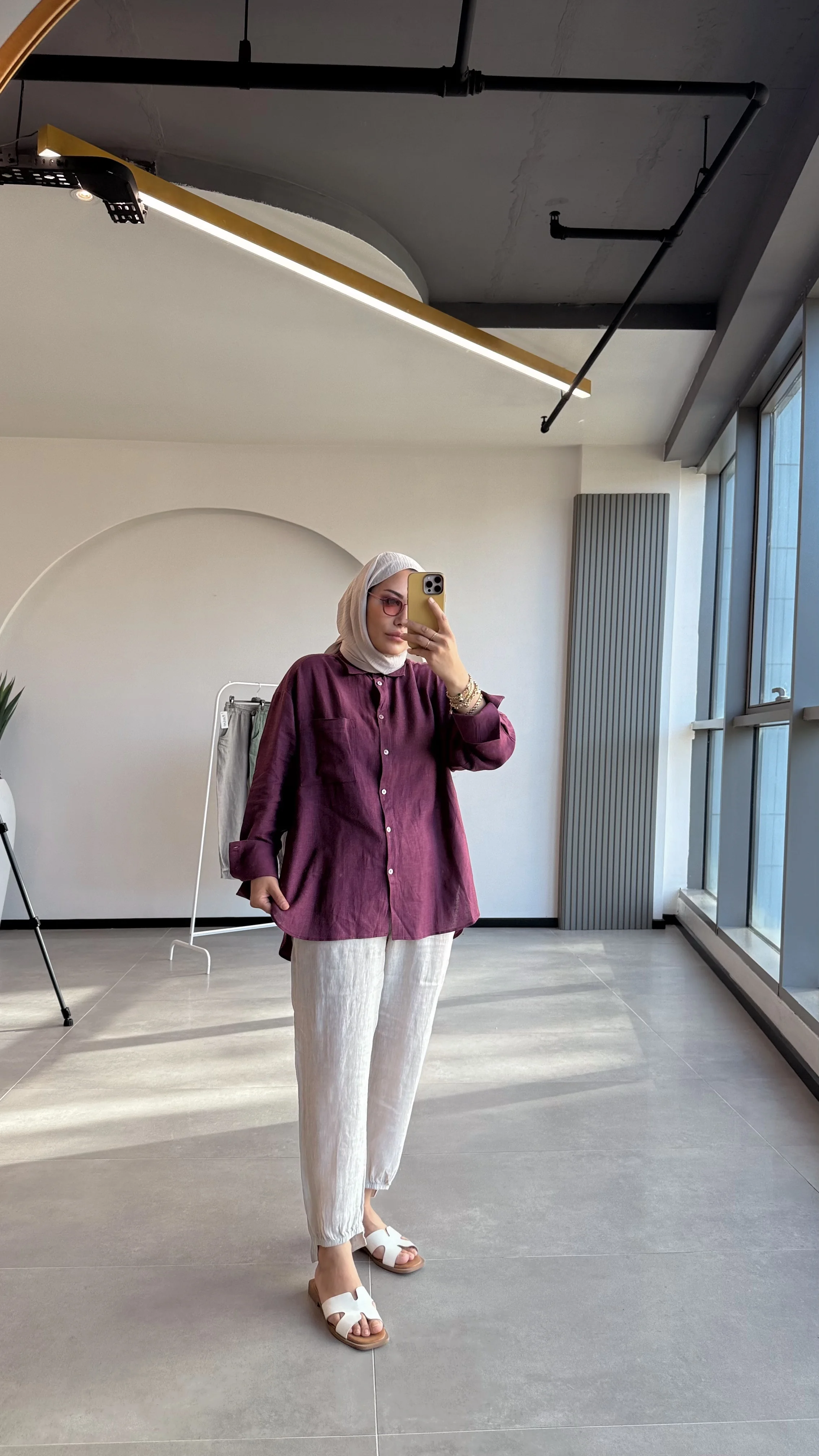 YASMİN KETEN GÖMLEK