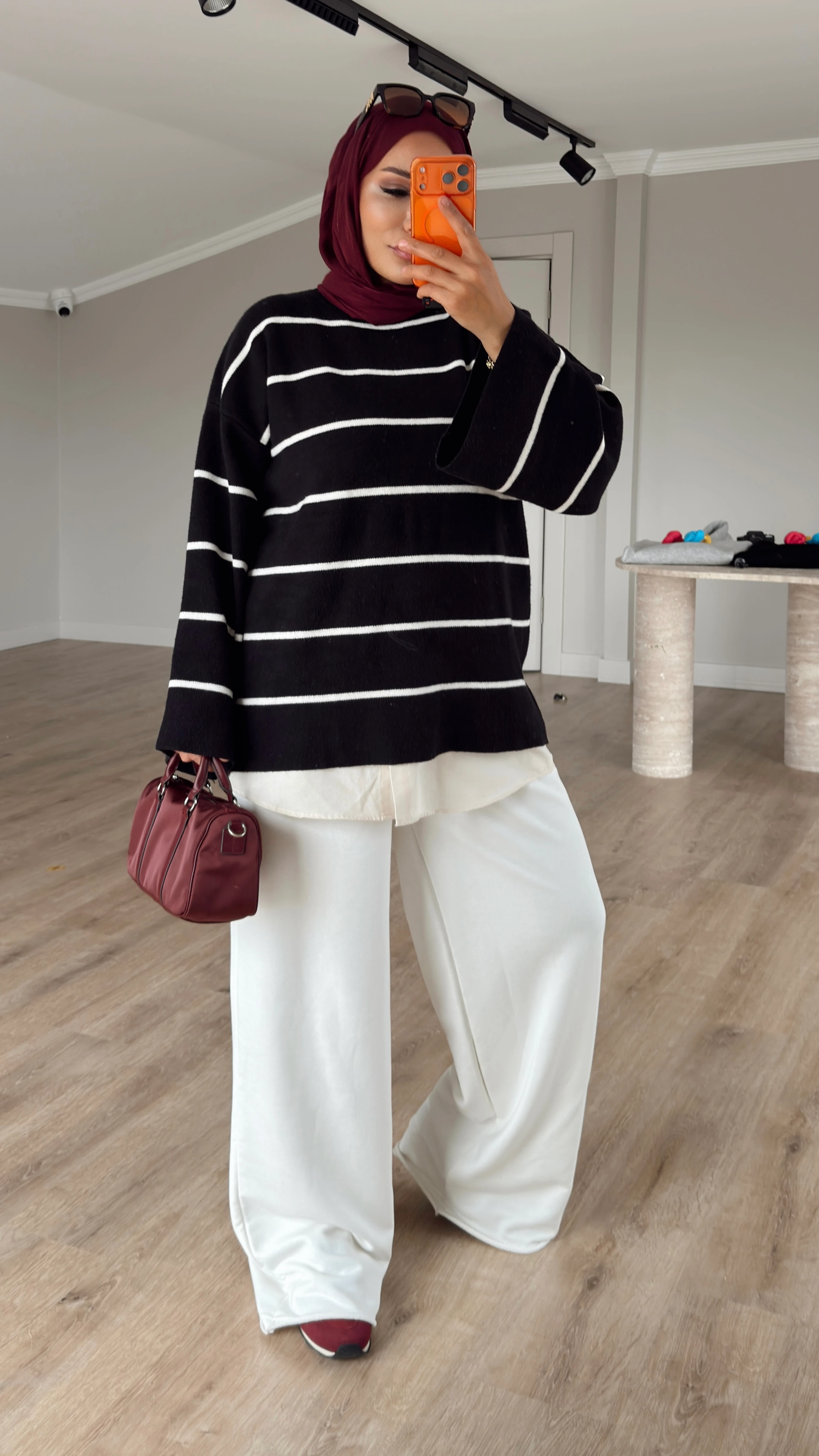 ÇİZGİLİ TRİKO KAZAK