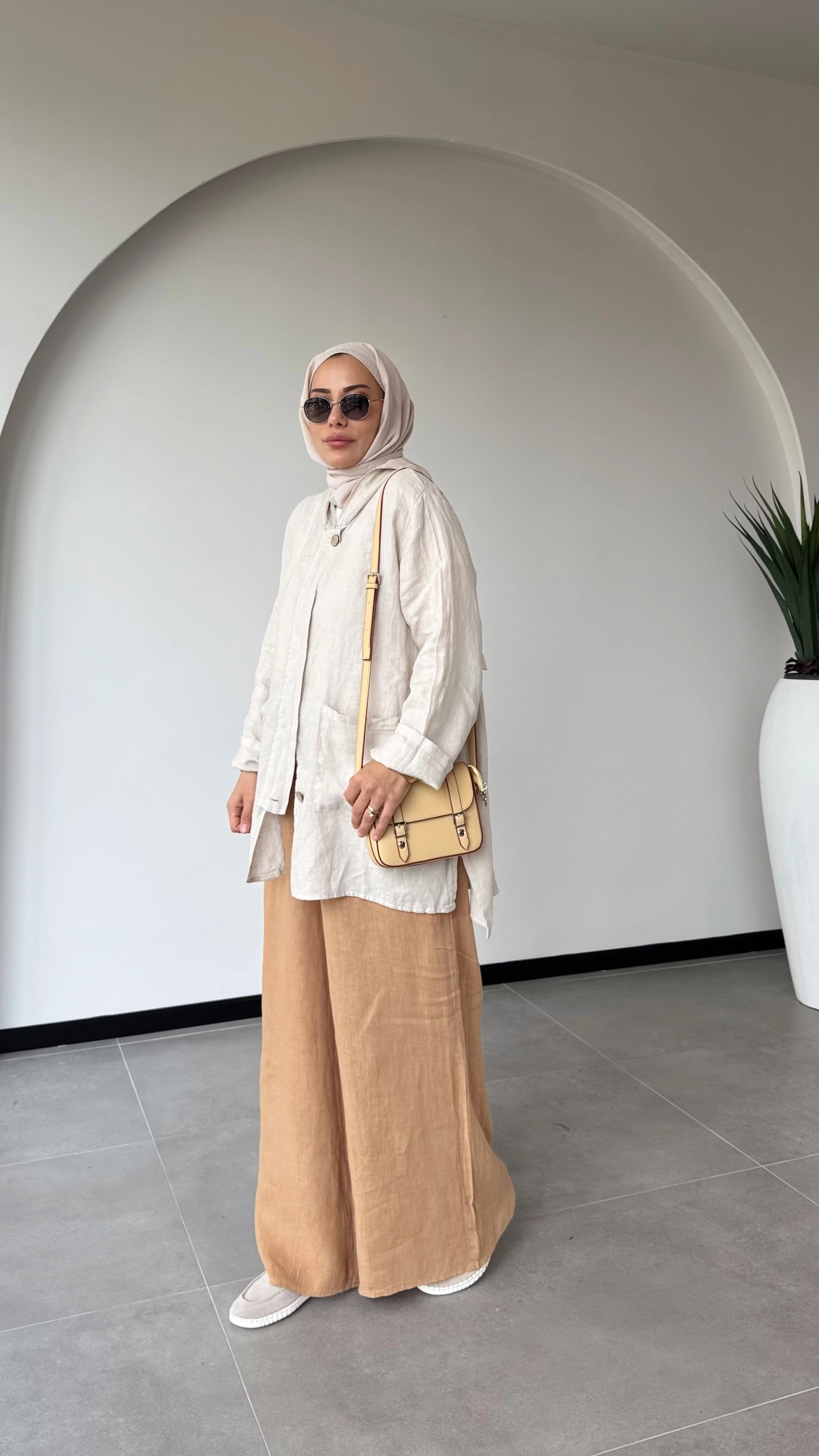 BOL PAÇA KETEN PANTALON