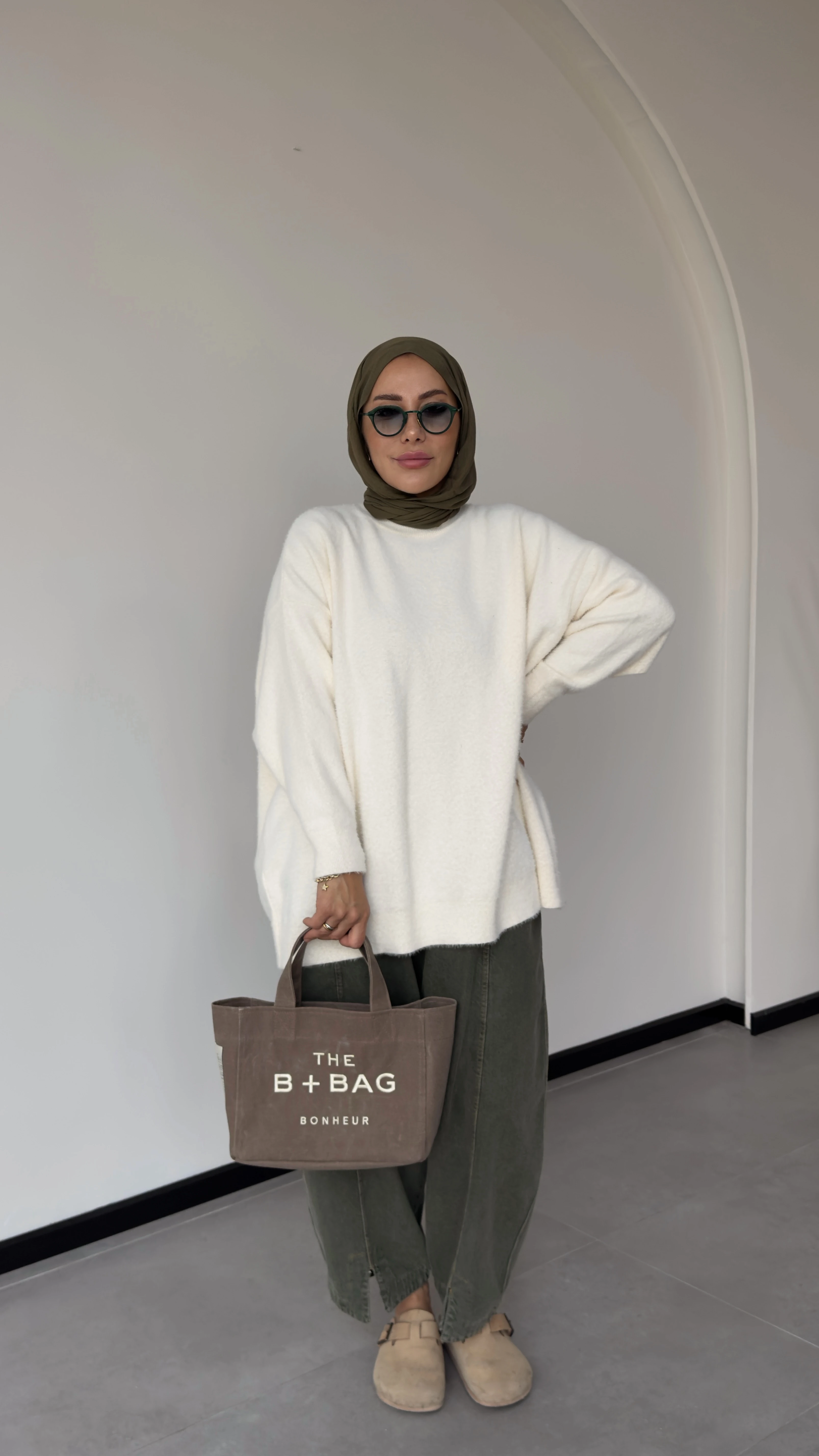 OWERSİZE ANGORA KAZAK