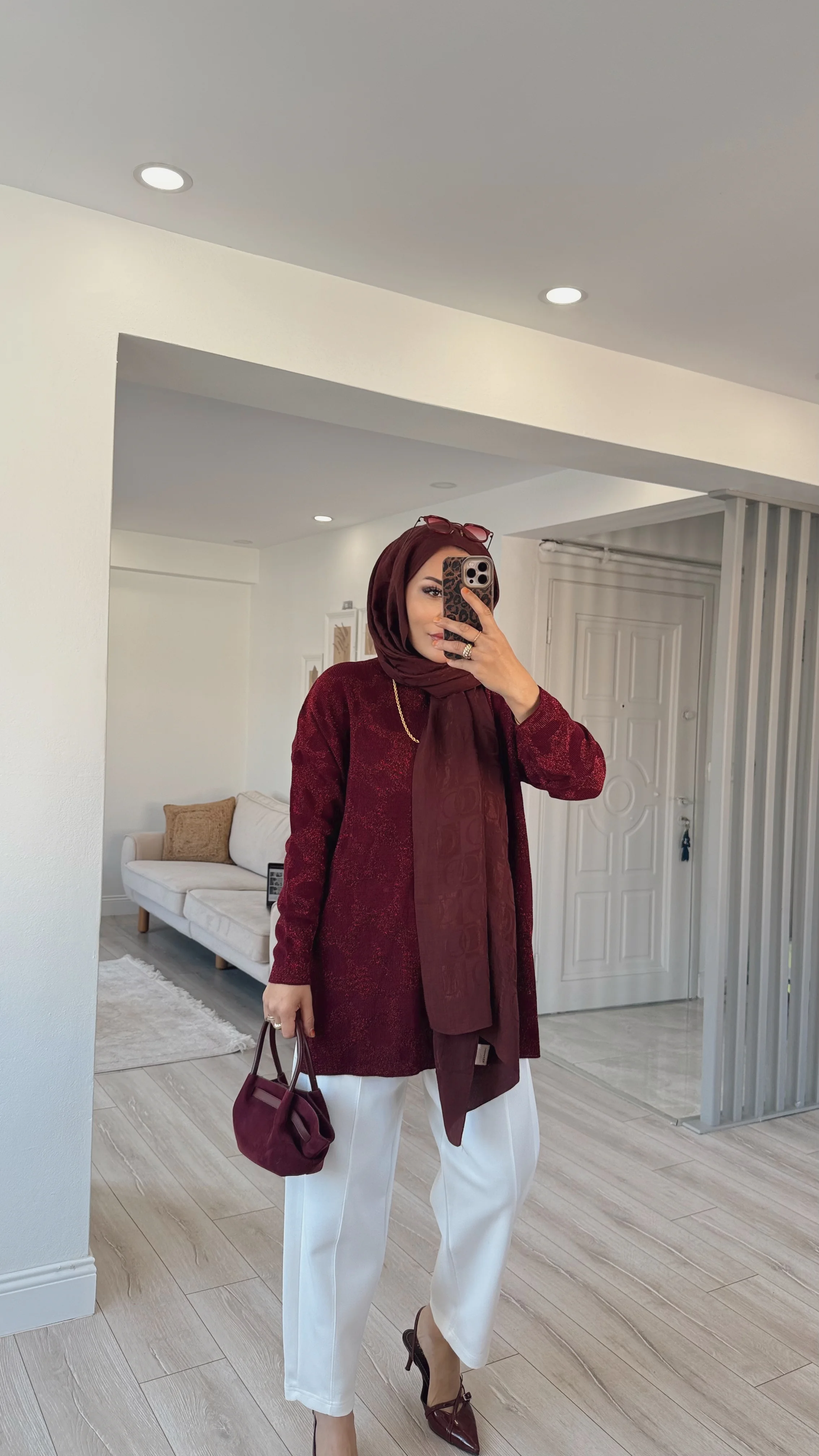 ÖNÜ DİKİŞLİ SCUBA ŞALVAR PANTOLON