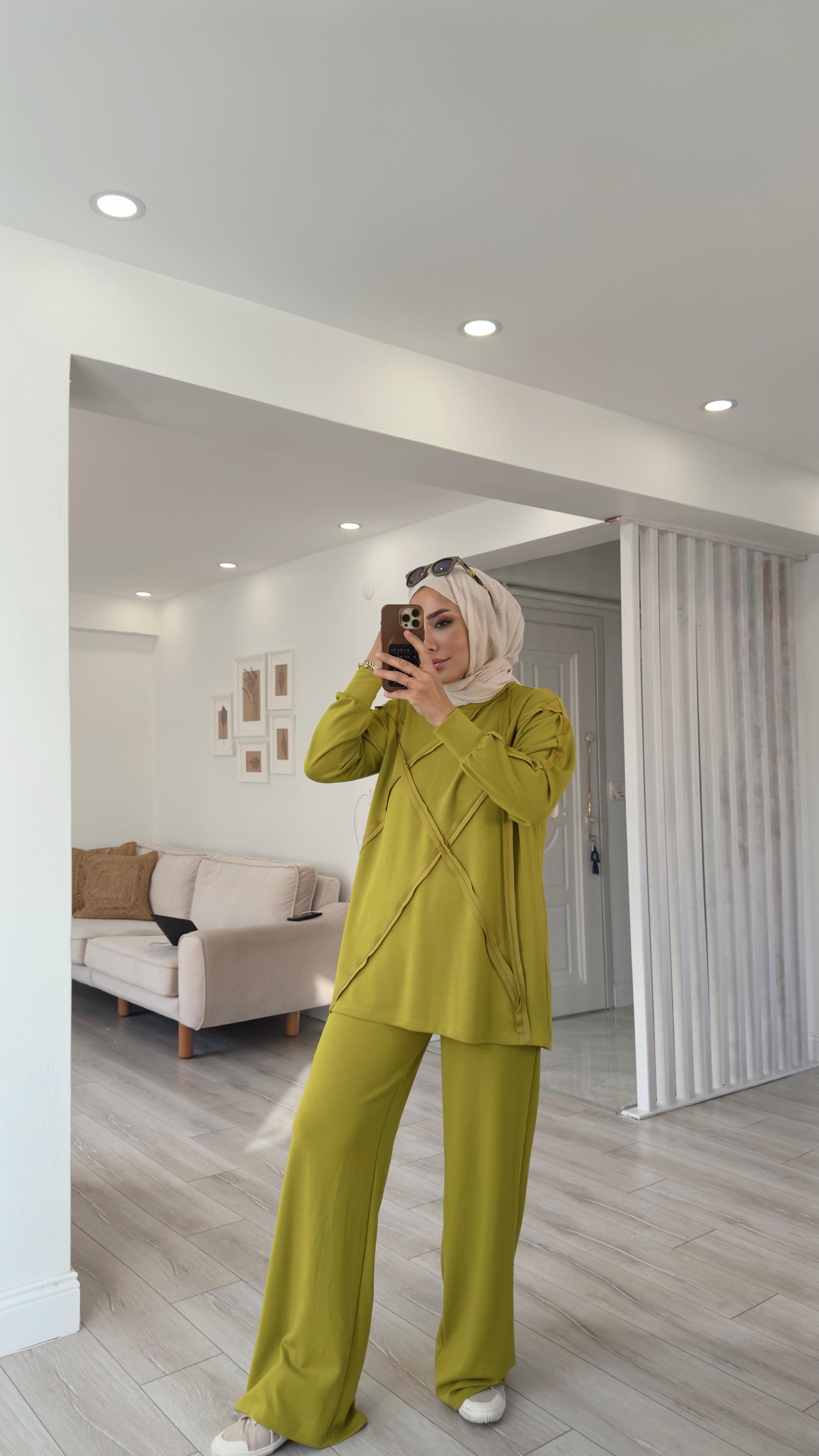 PİS DİKİŞLİ BAMBU KUMAŞ TAKIM