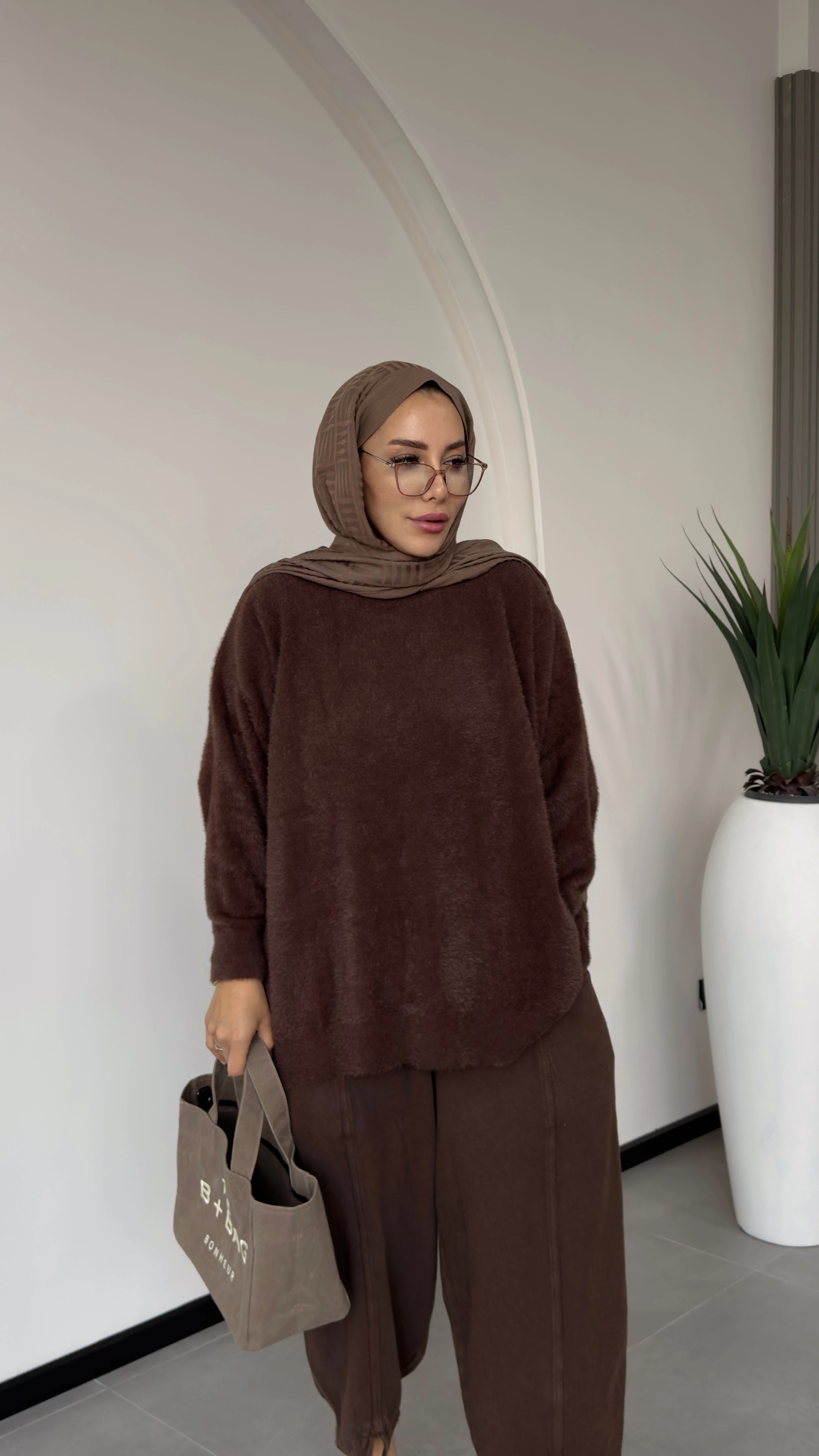 OWERSİZE ANGORA KAZAK