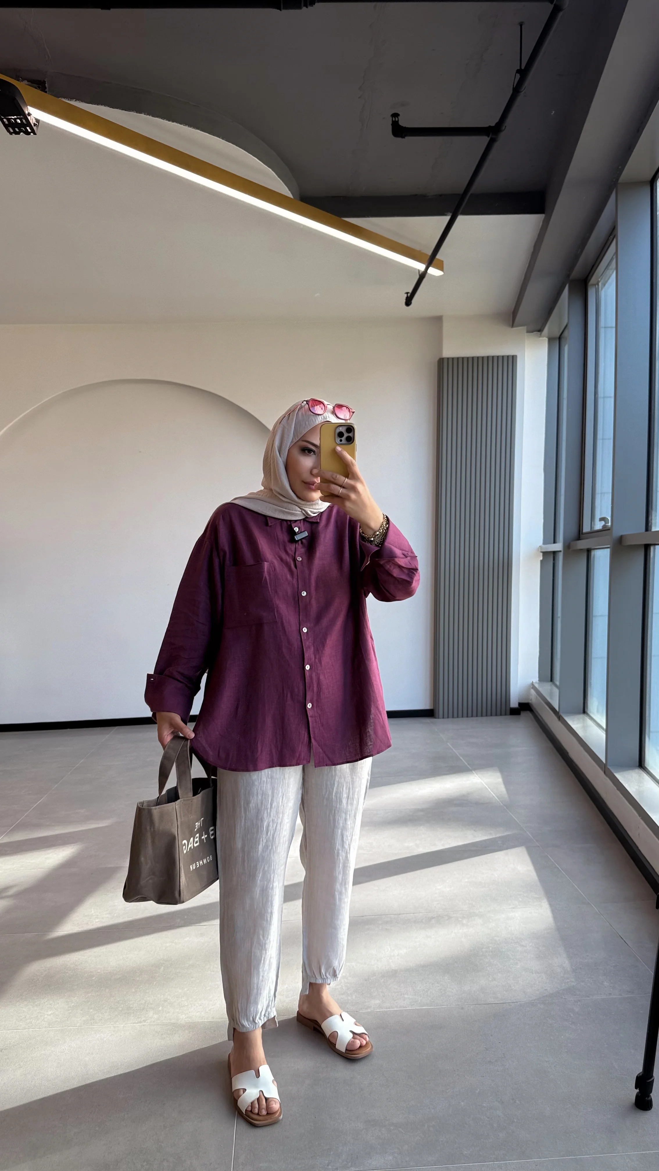 YASMİN KETEN GÖMLEK