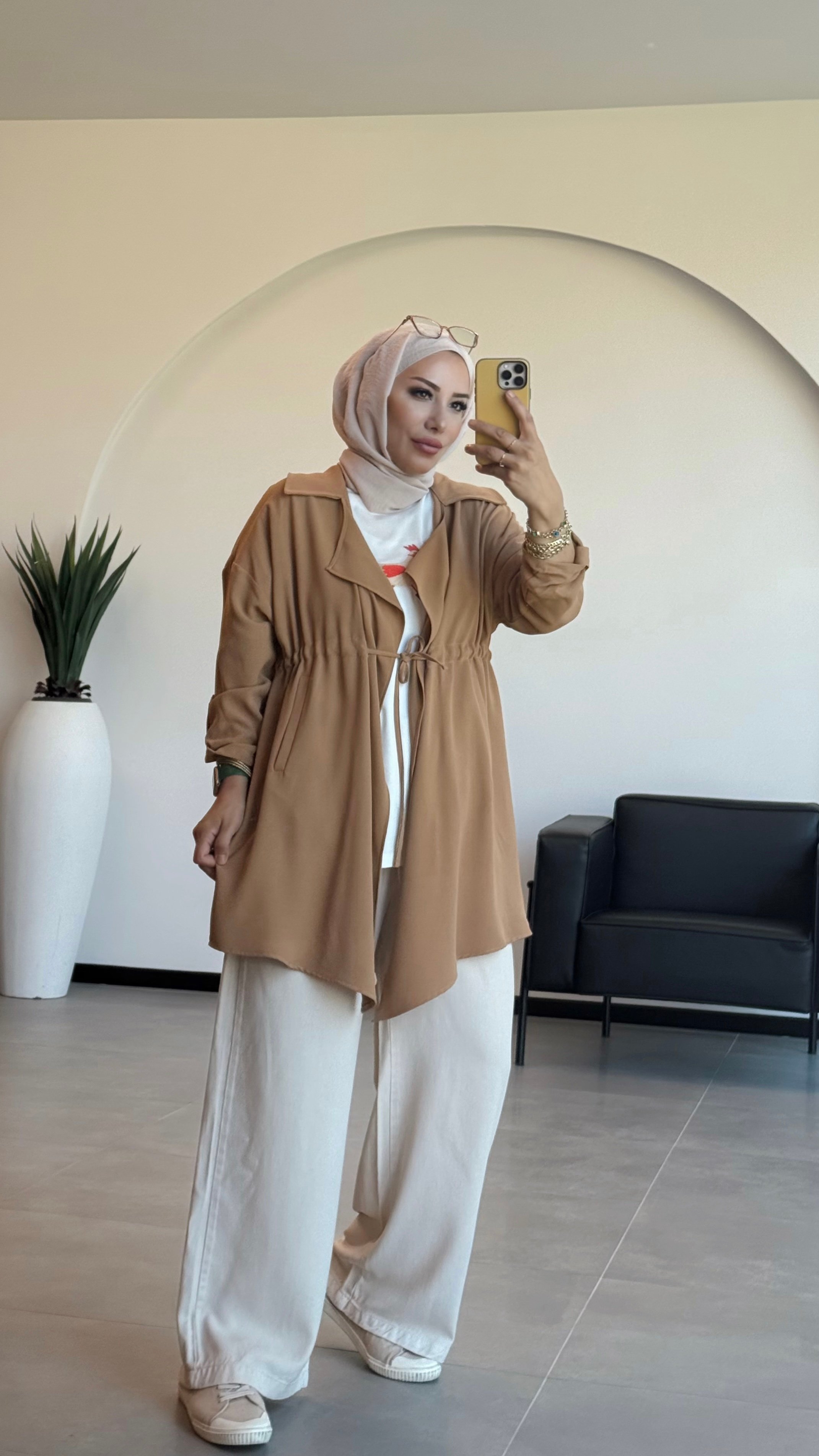 KREP BELİ TÜNELLİ CEKET
