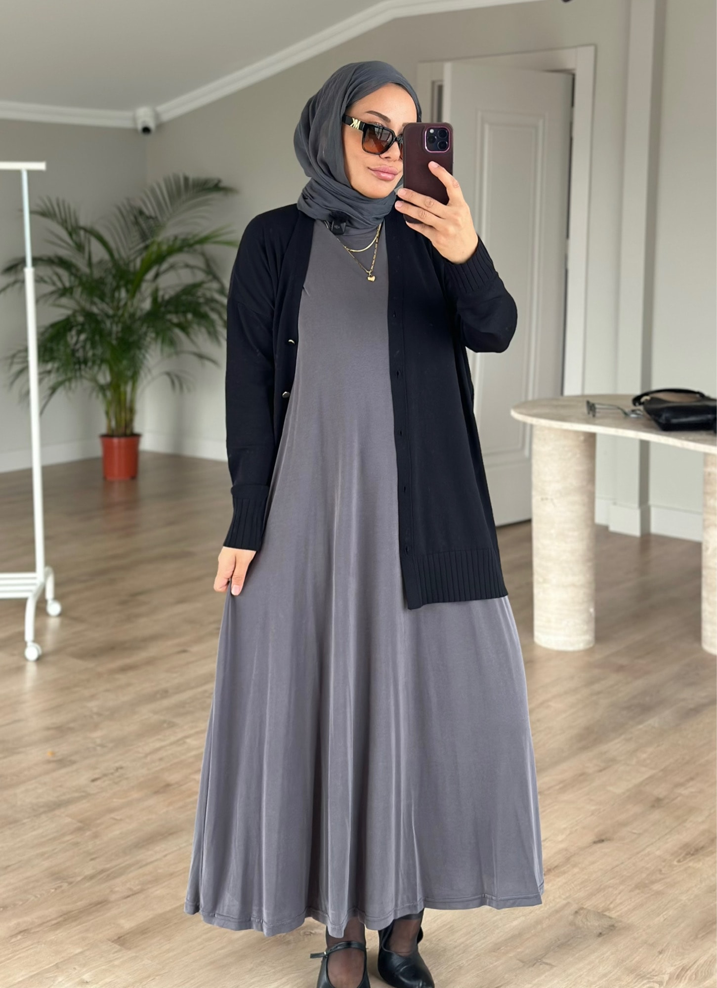 OYSHO ELBİSE-KOLSUZ