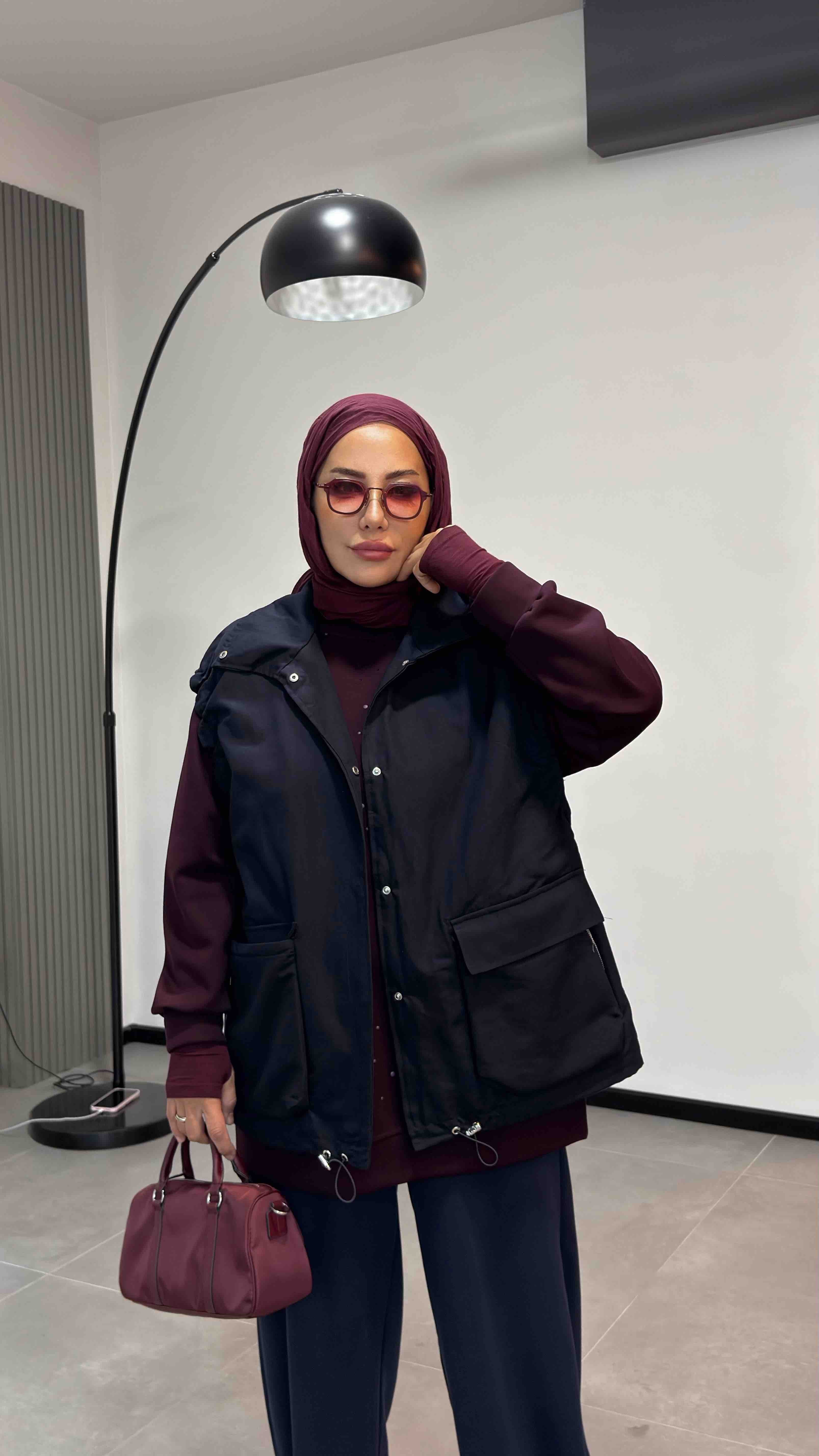 TASARIM SPOR YELEK - Lacivert