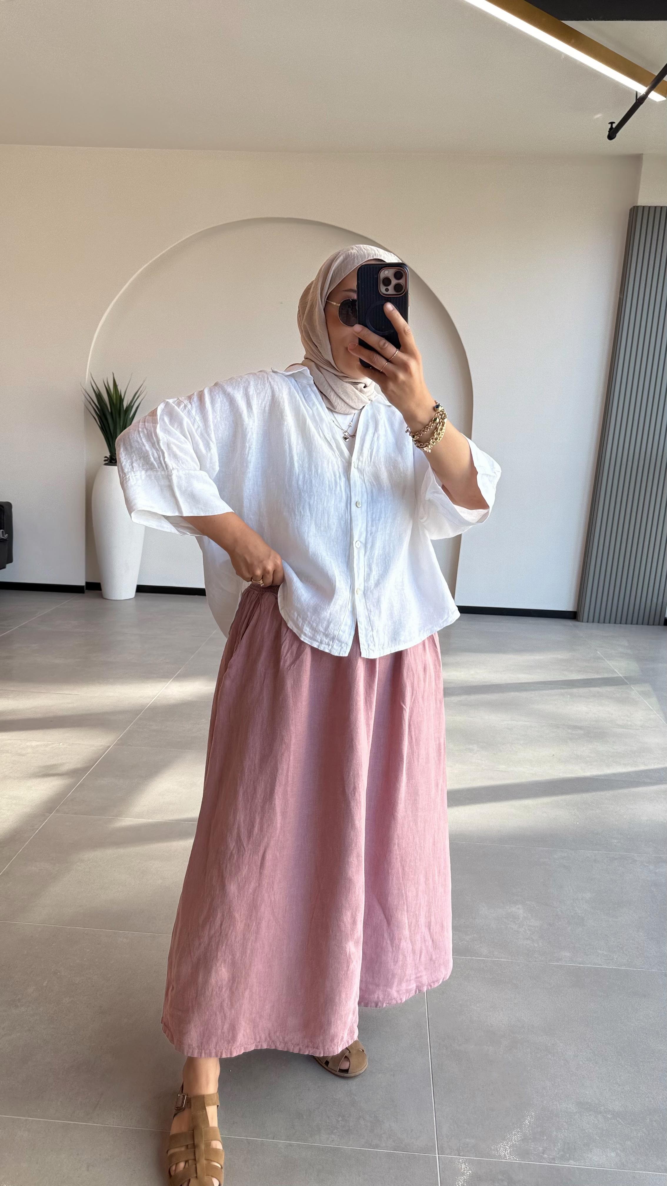 NORA KETEN ETEK - Pembe