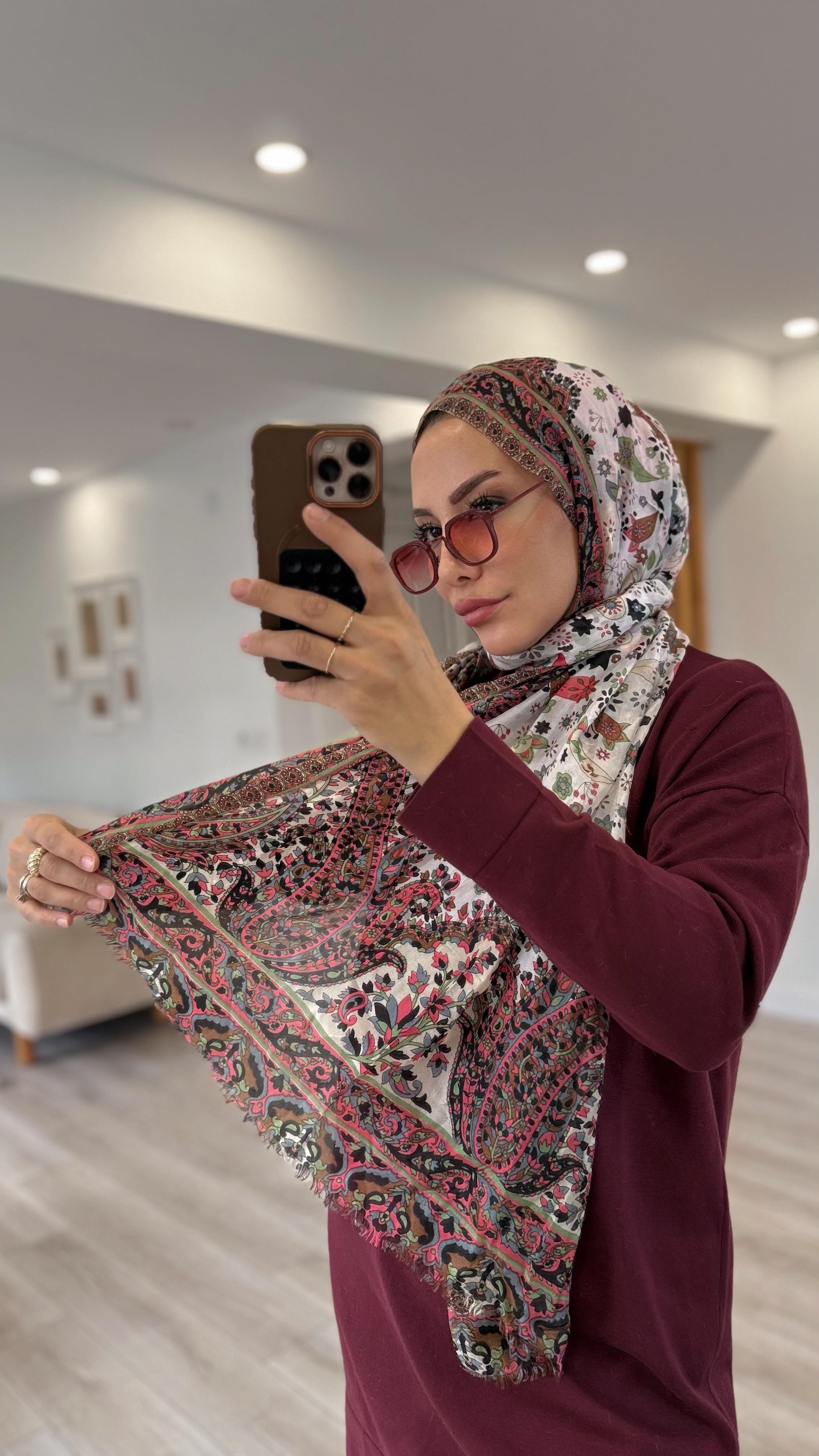 HİNT İPEK VİNTAGE ŞAL