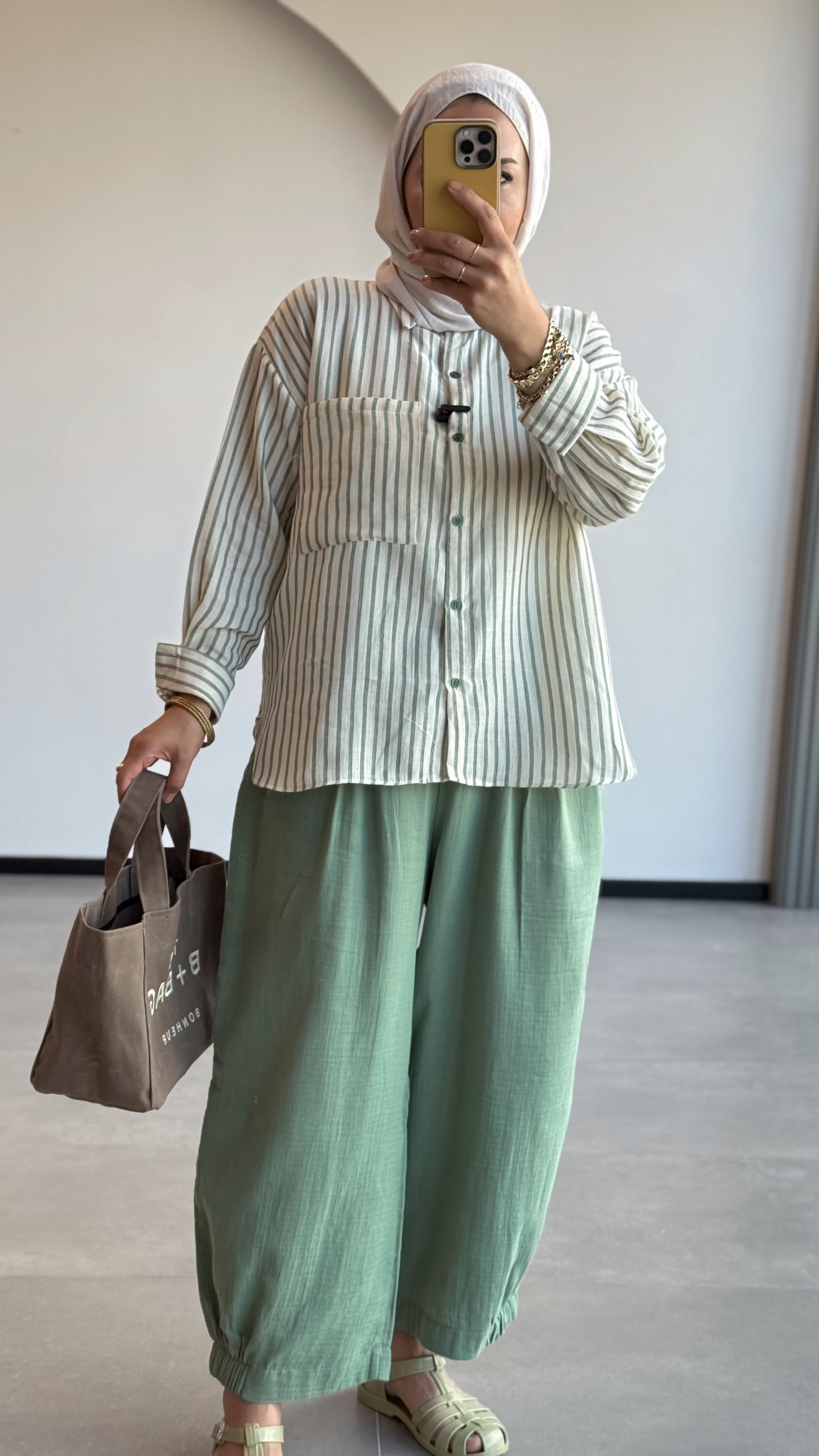 ALİN MÜSLİN PANTALON ŞALVAR