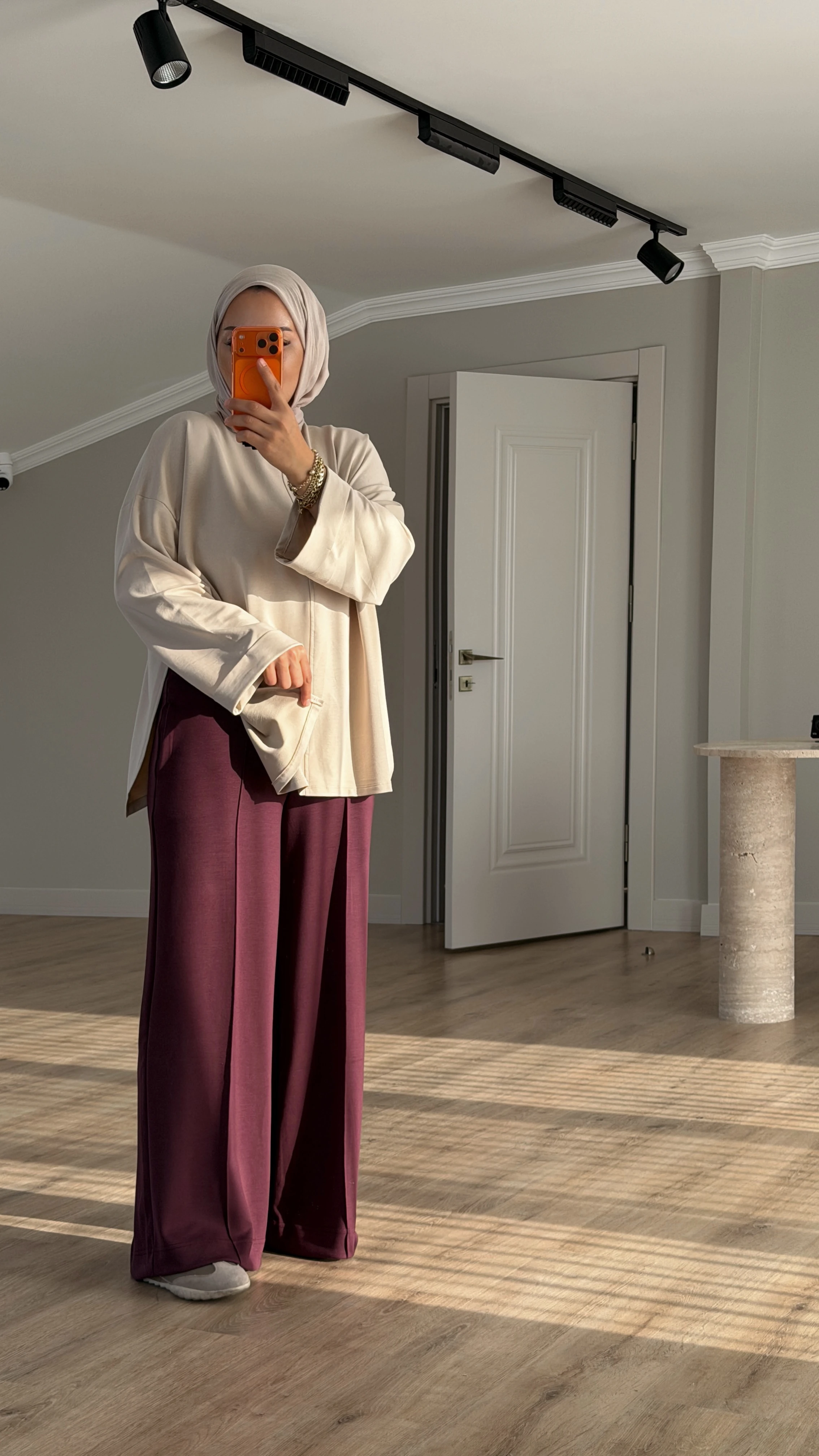 PERA OYSHO PANTALON - Bordo