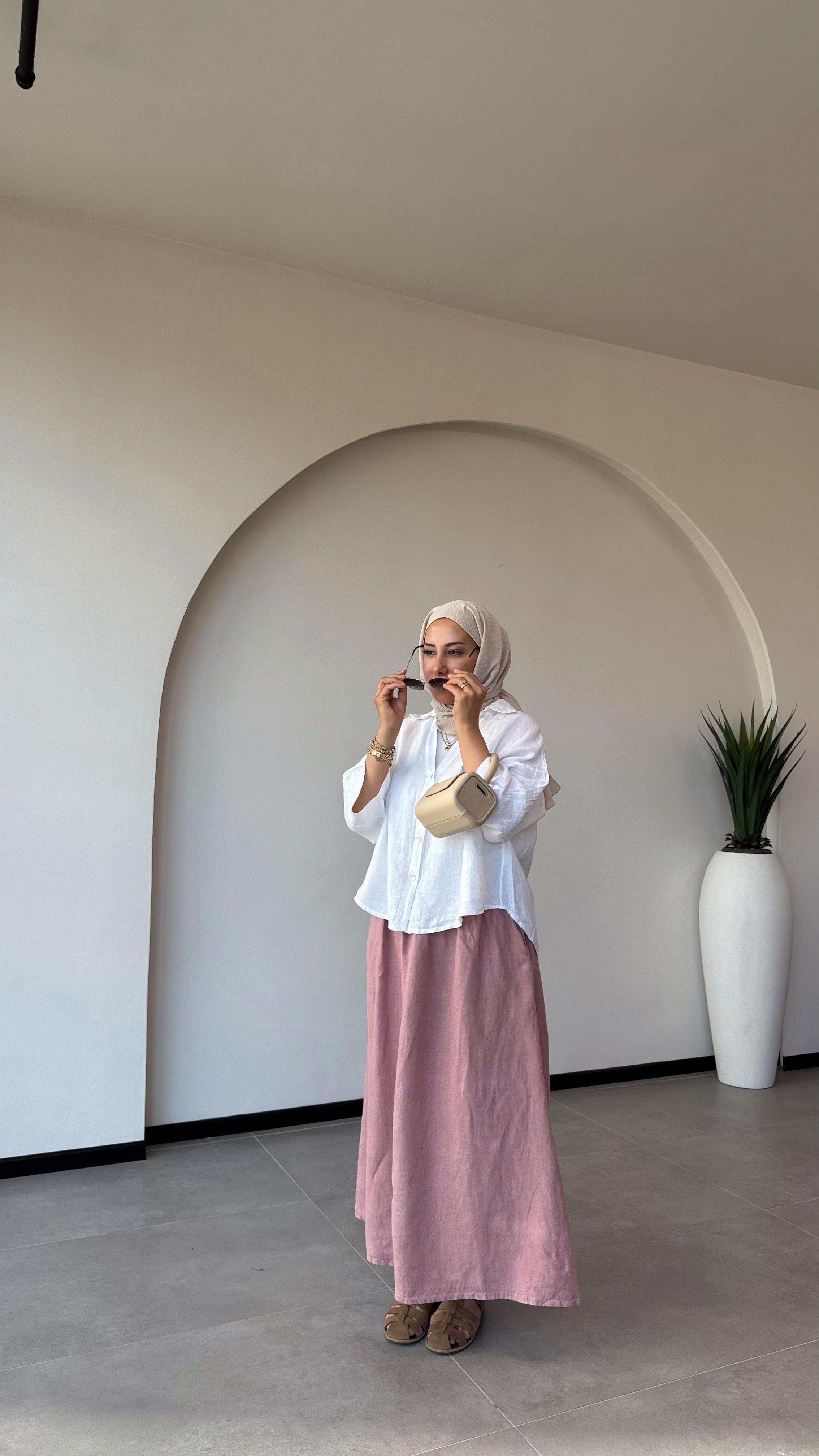 NORA KETEN ETEK - Pembe