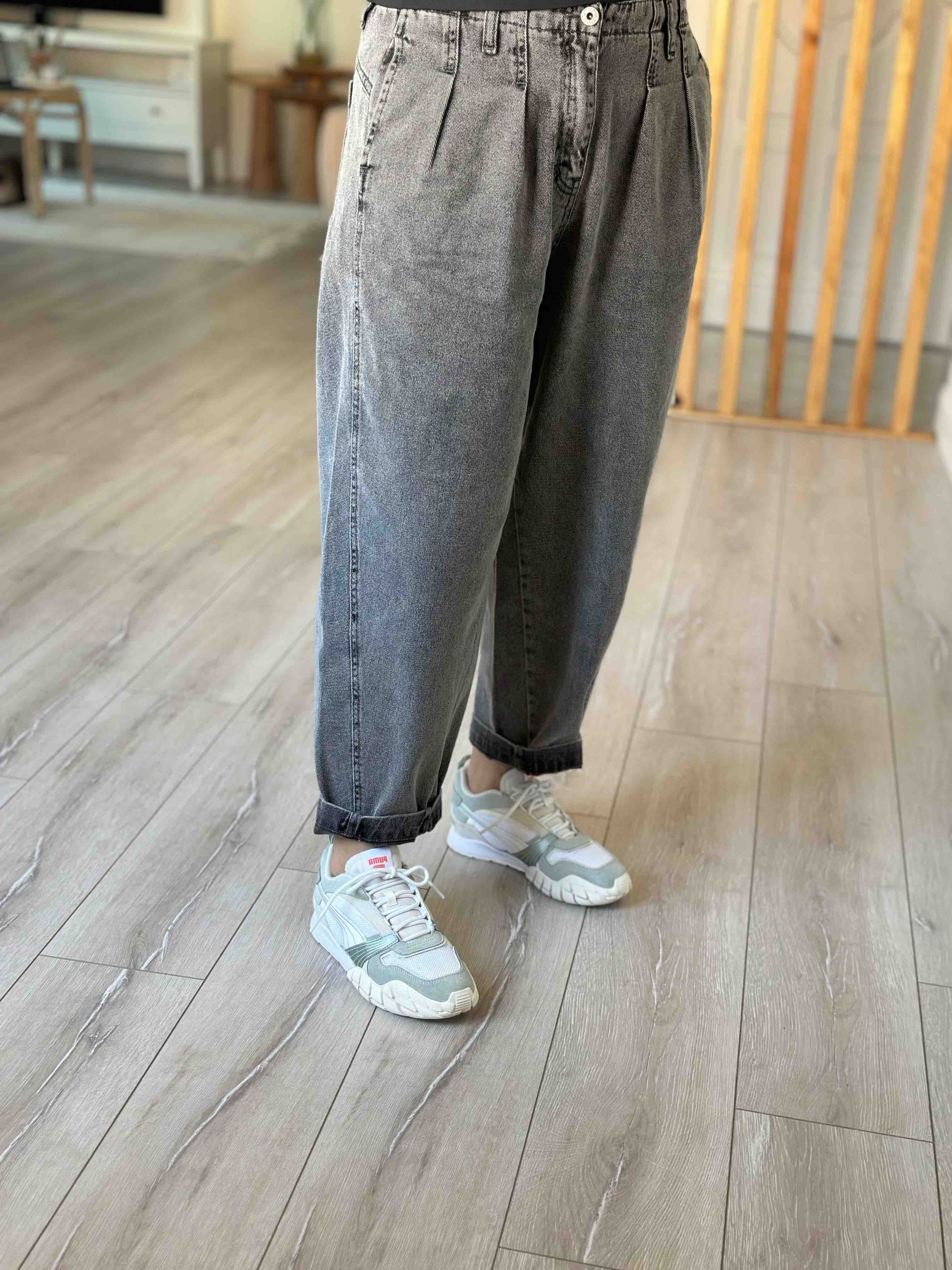ŞALVAR KOT PANTALON BELİ LASTİKLİ