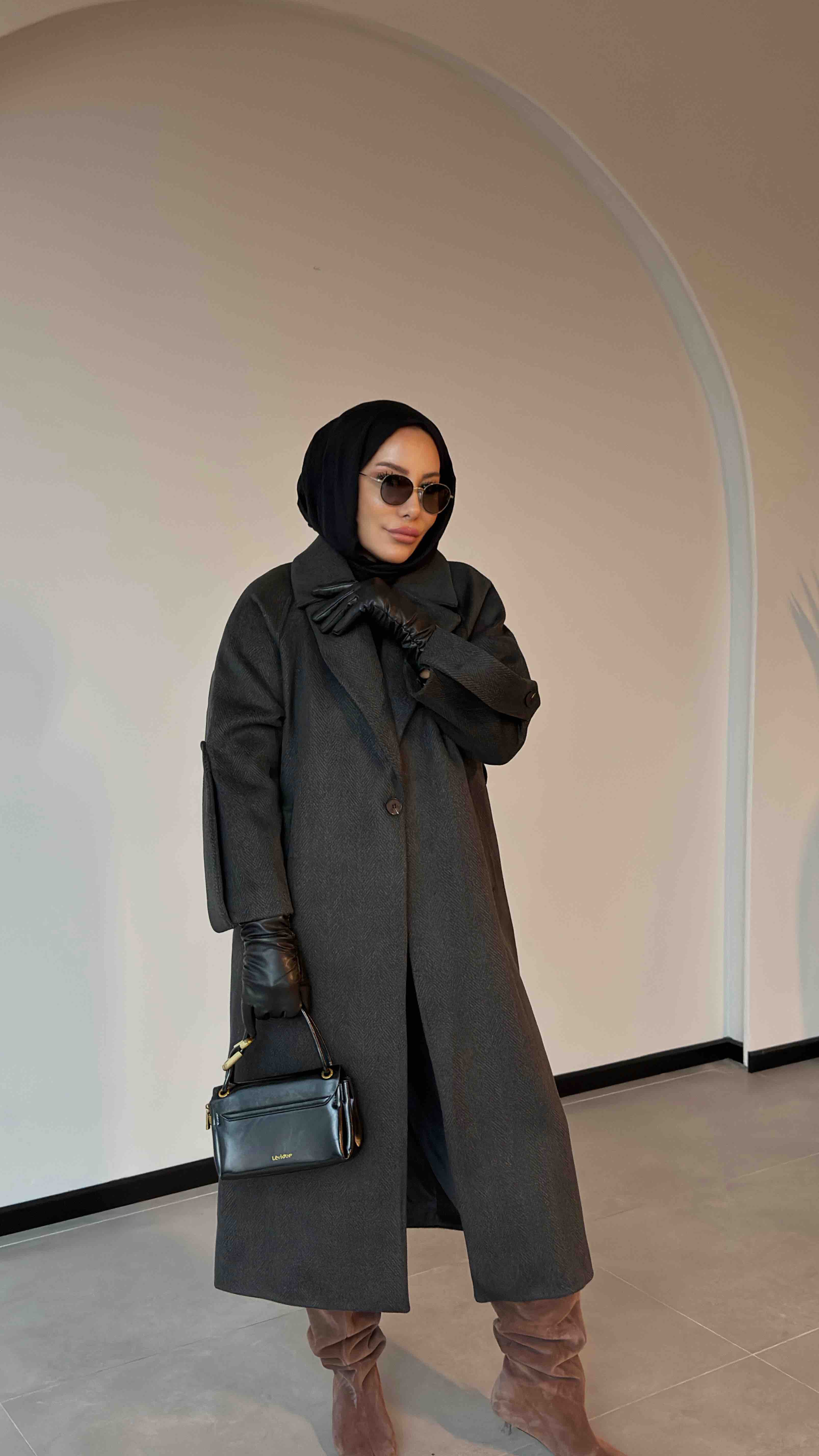 KAŞE KABAN BALIK SIRTI KUŞAKLI