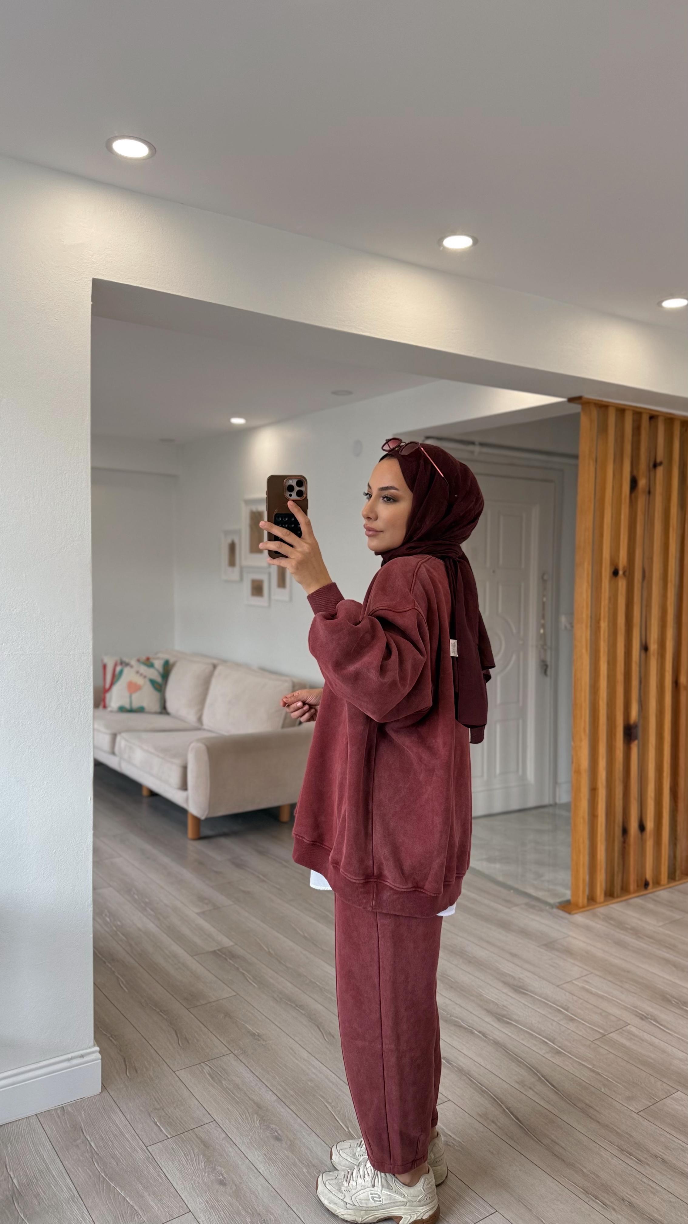 ASİT YIKAMALI ÜÇ İPLİK PENYE TAKIM