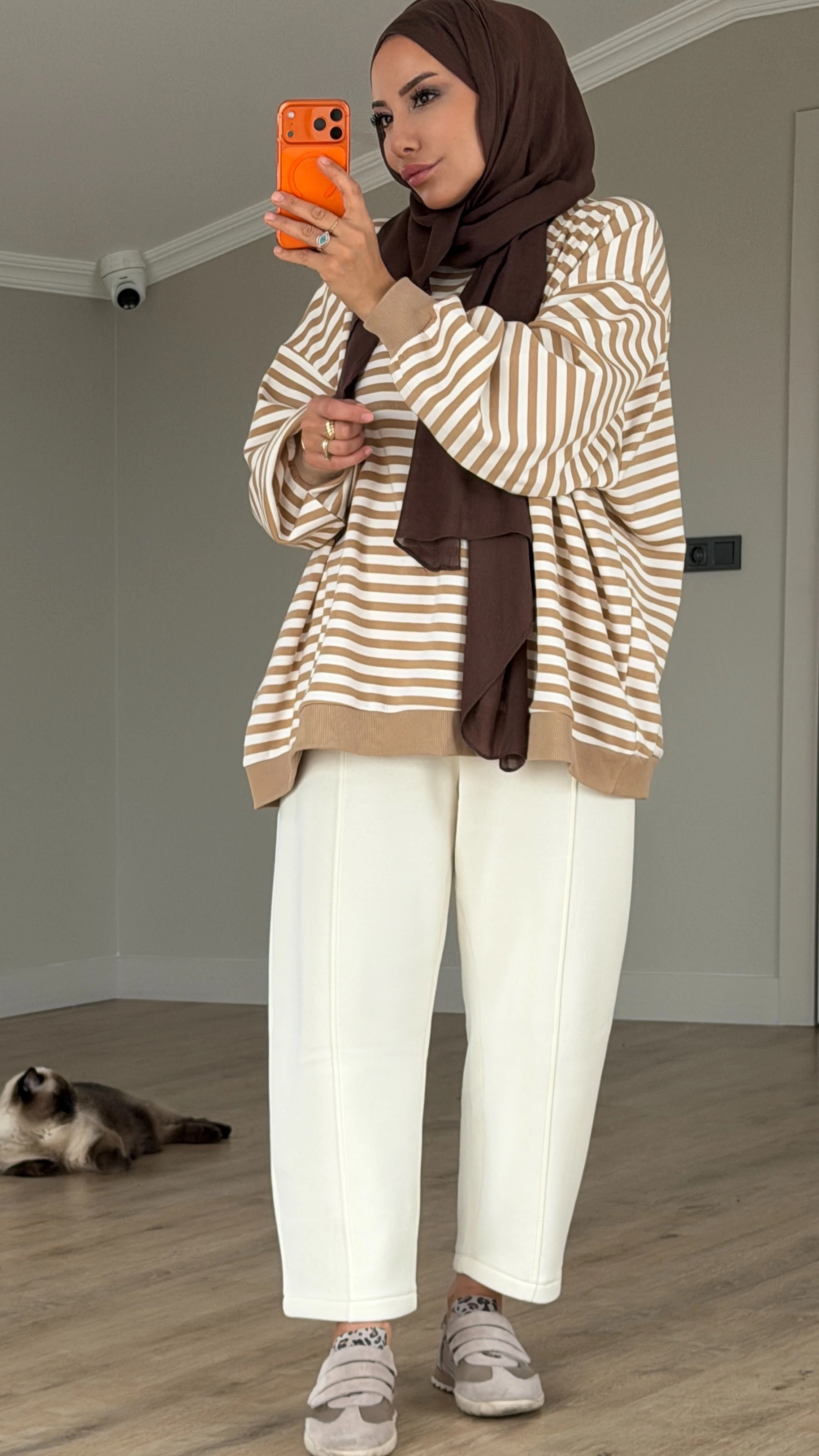 ŞARDONLU HAFİF ŞALVAR PANTALON