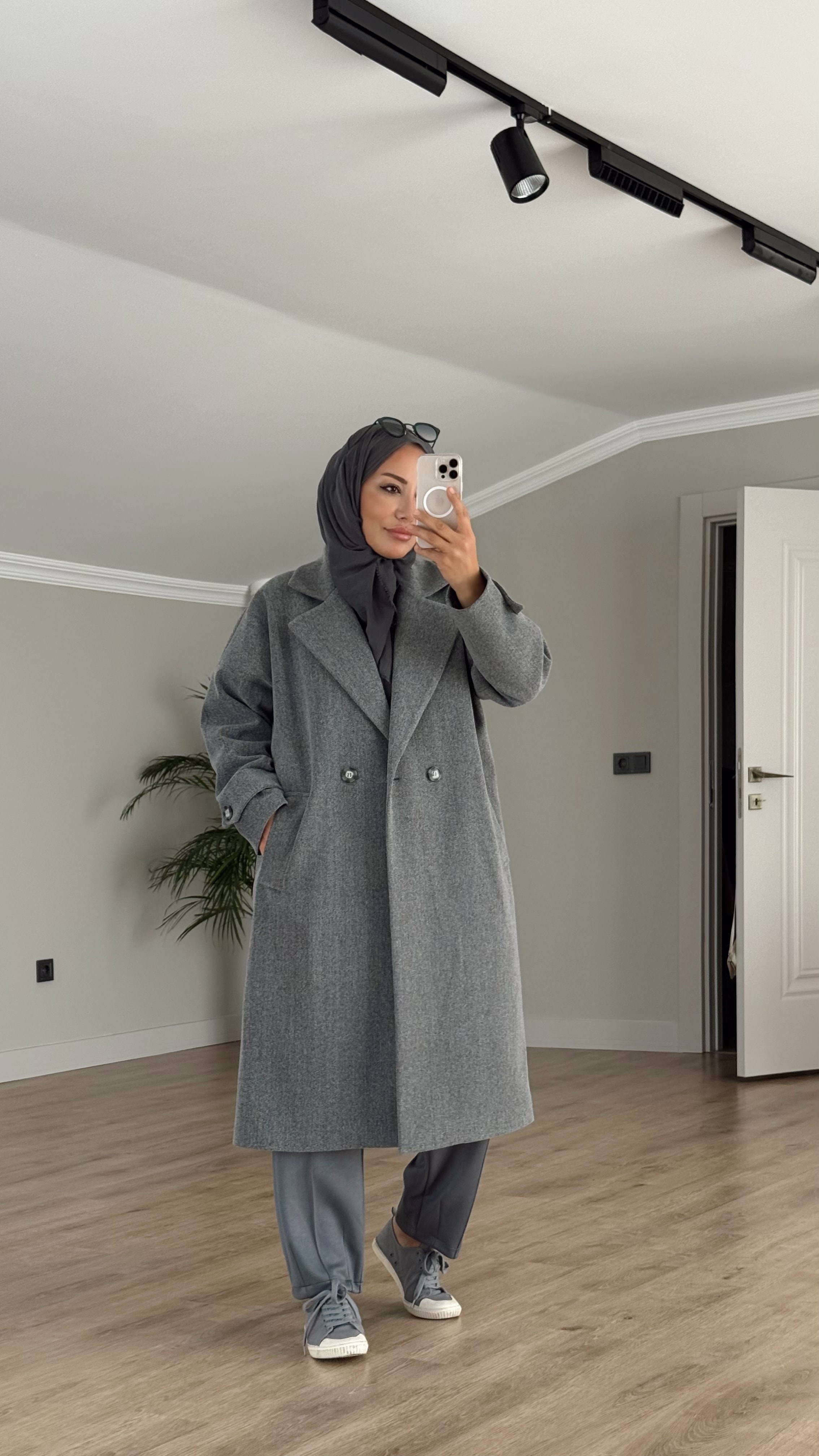 KAŞE KABAN-ZARA MODEL OWERSİZE