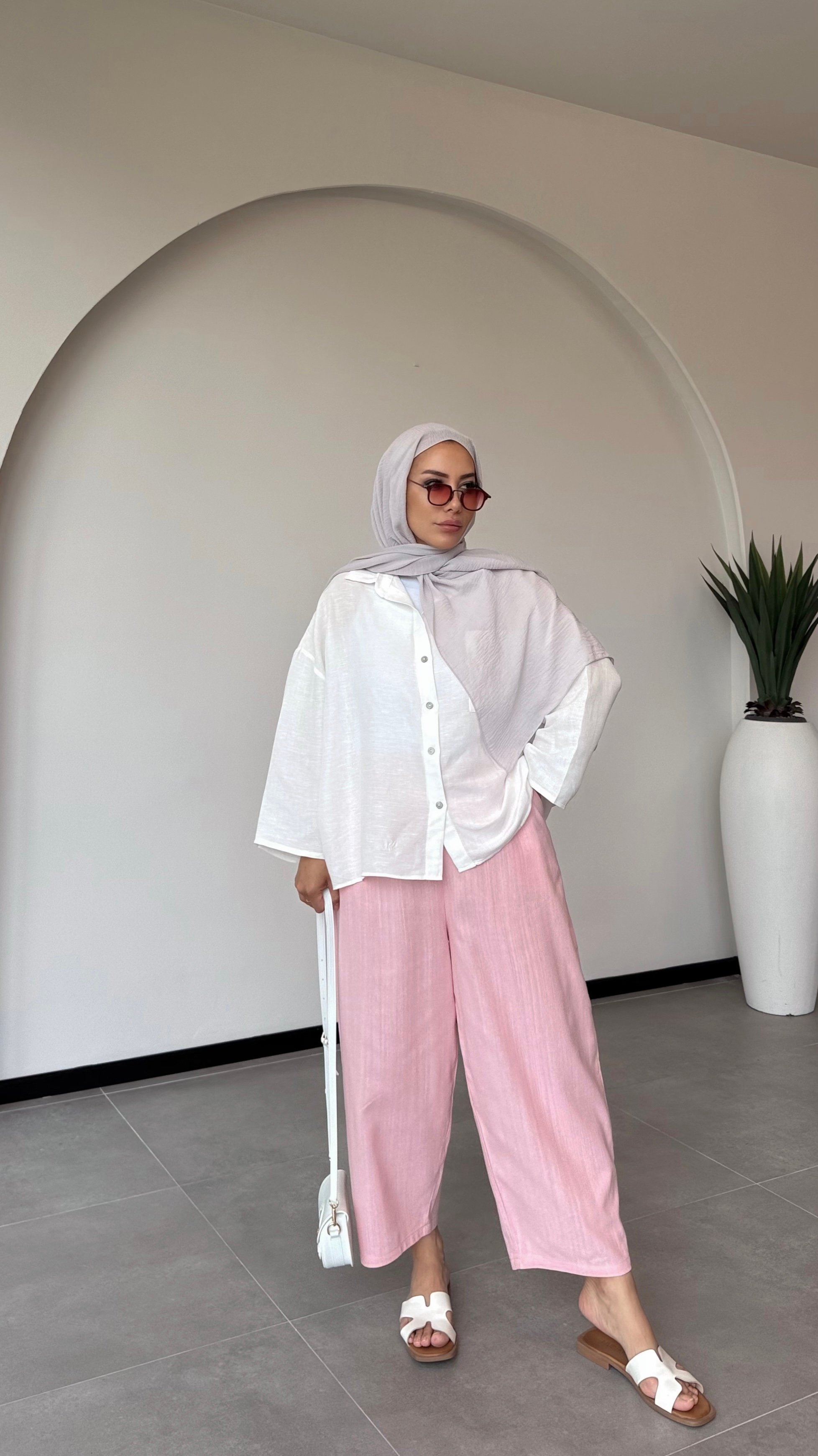 PERLA GÖMLEK - Beyaz