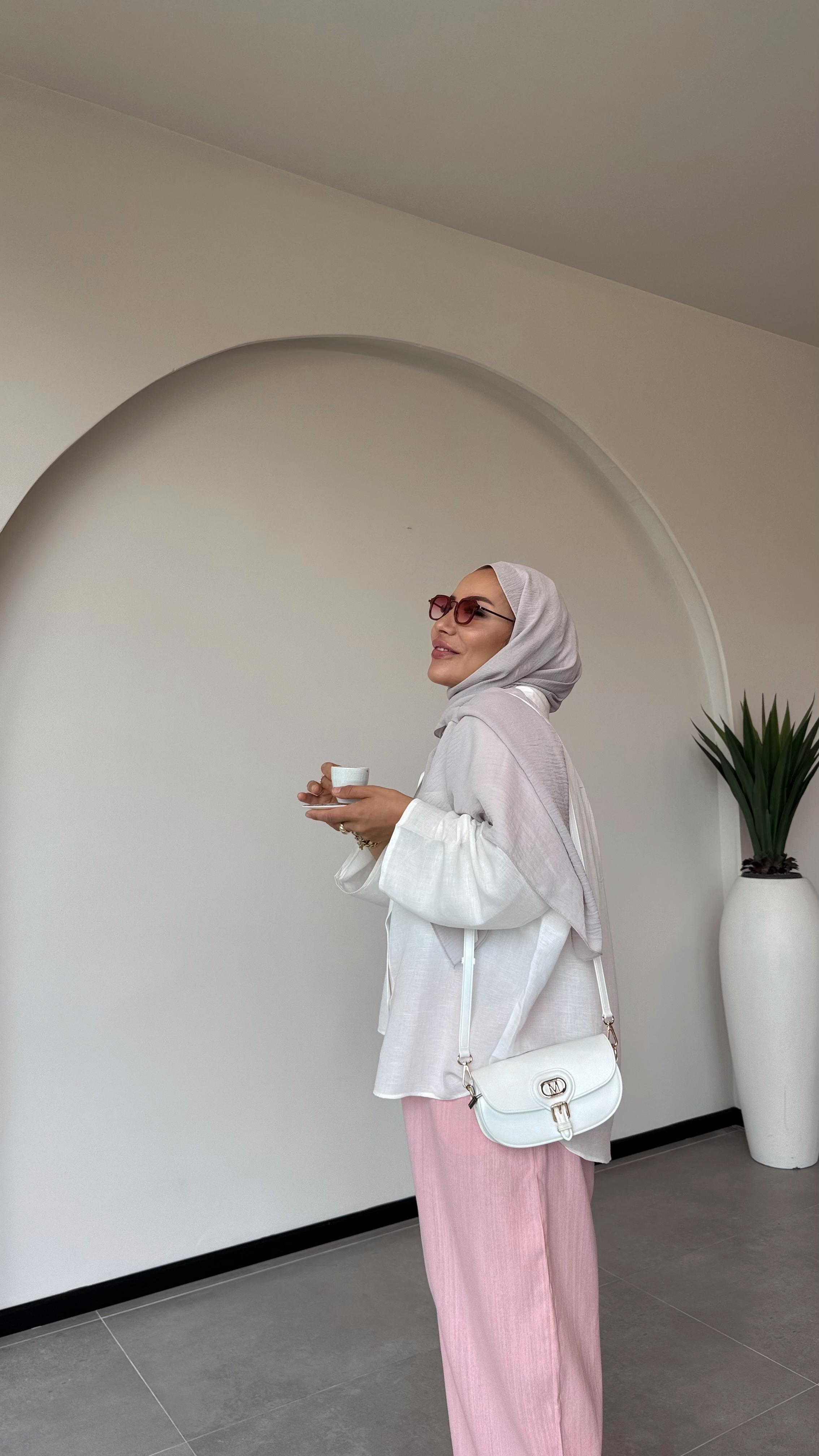BOHEM ŞALVAR PANTALON - Şeker Pembe