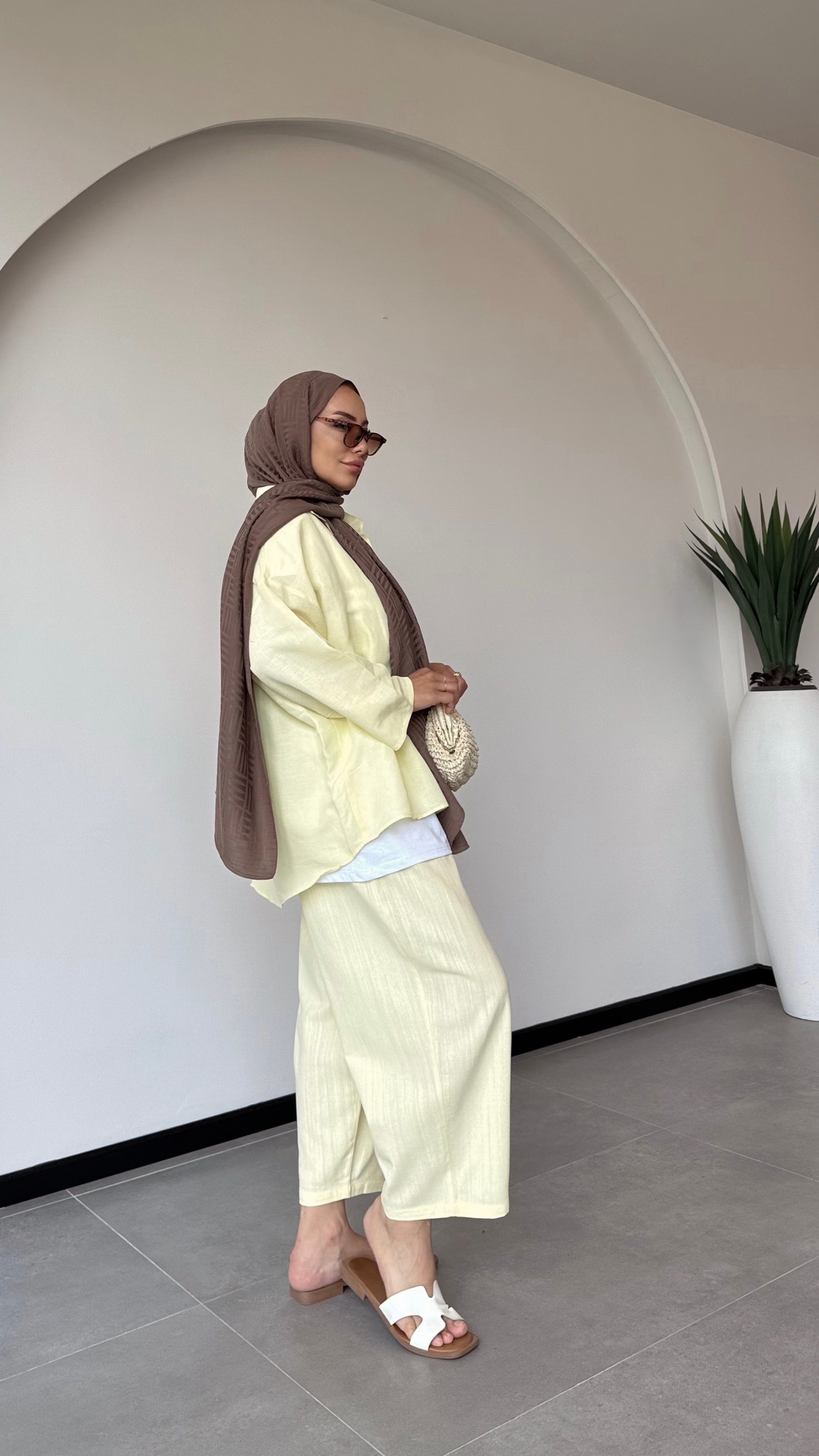 PERLA GÖMLEK - SOFT SARI