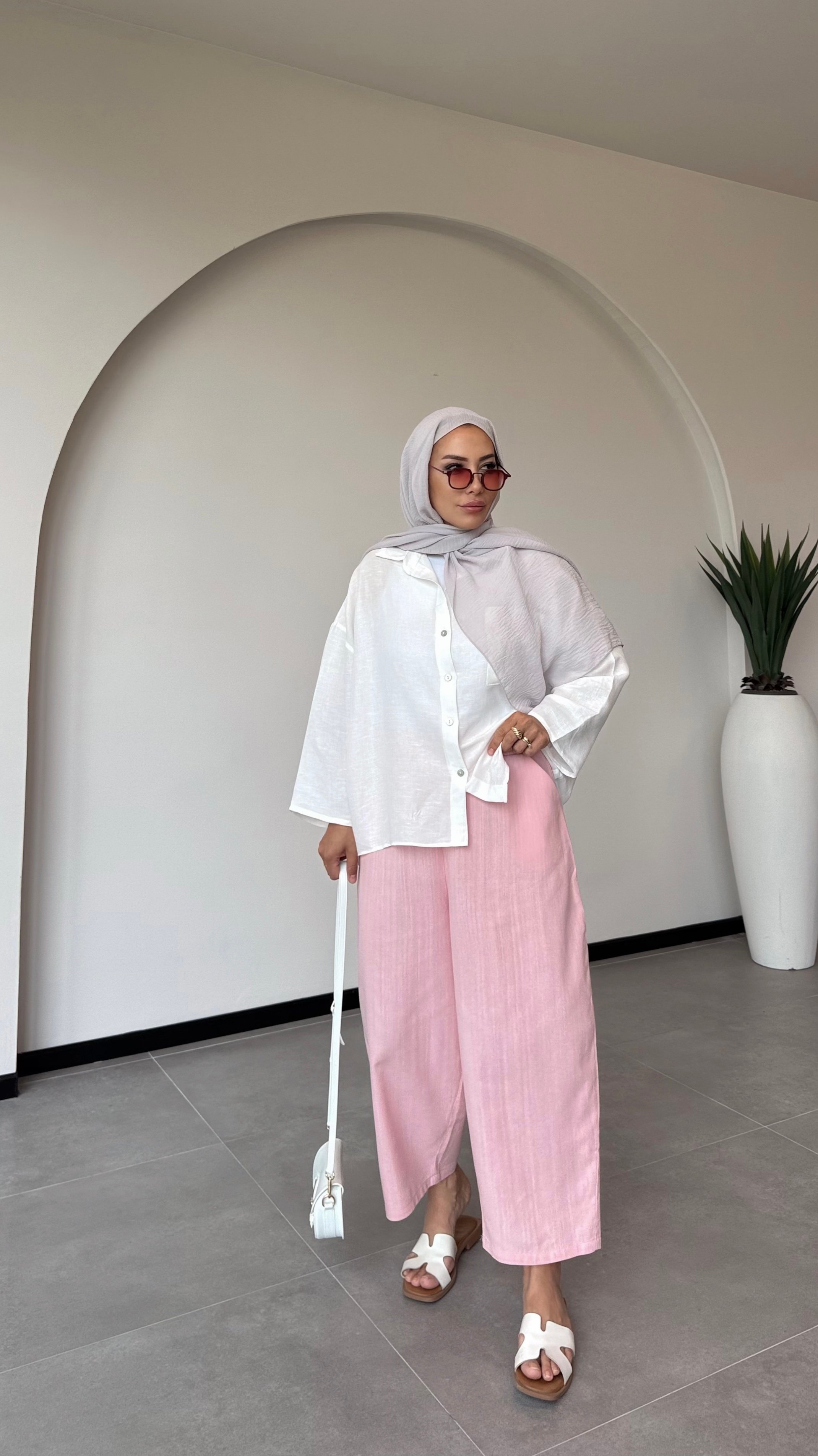 PERLA GÖMLEK - Beyaz