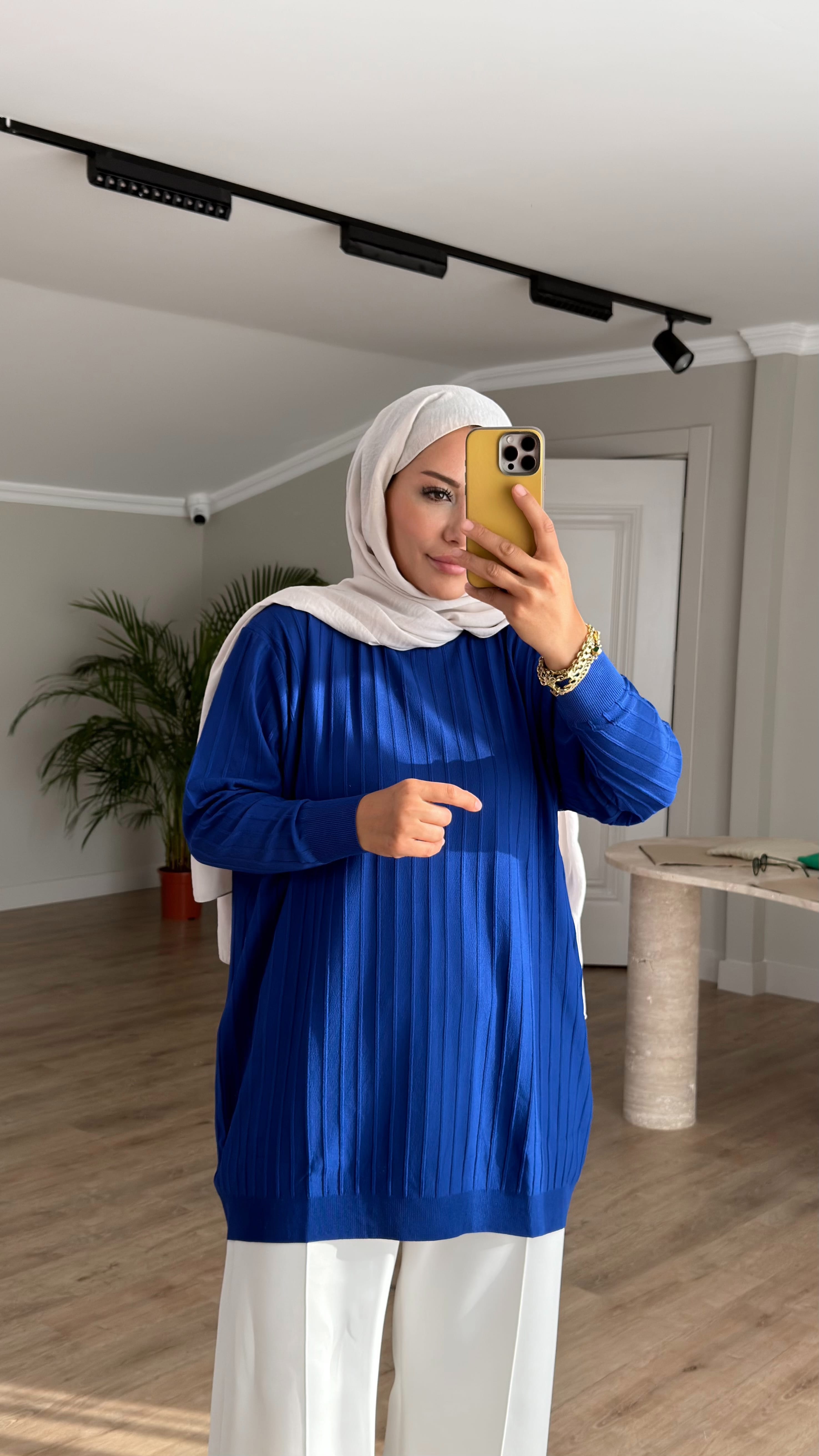 MERSERİZE KAZAK FİTİLLİ - Saks